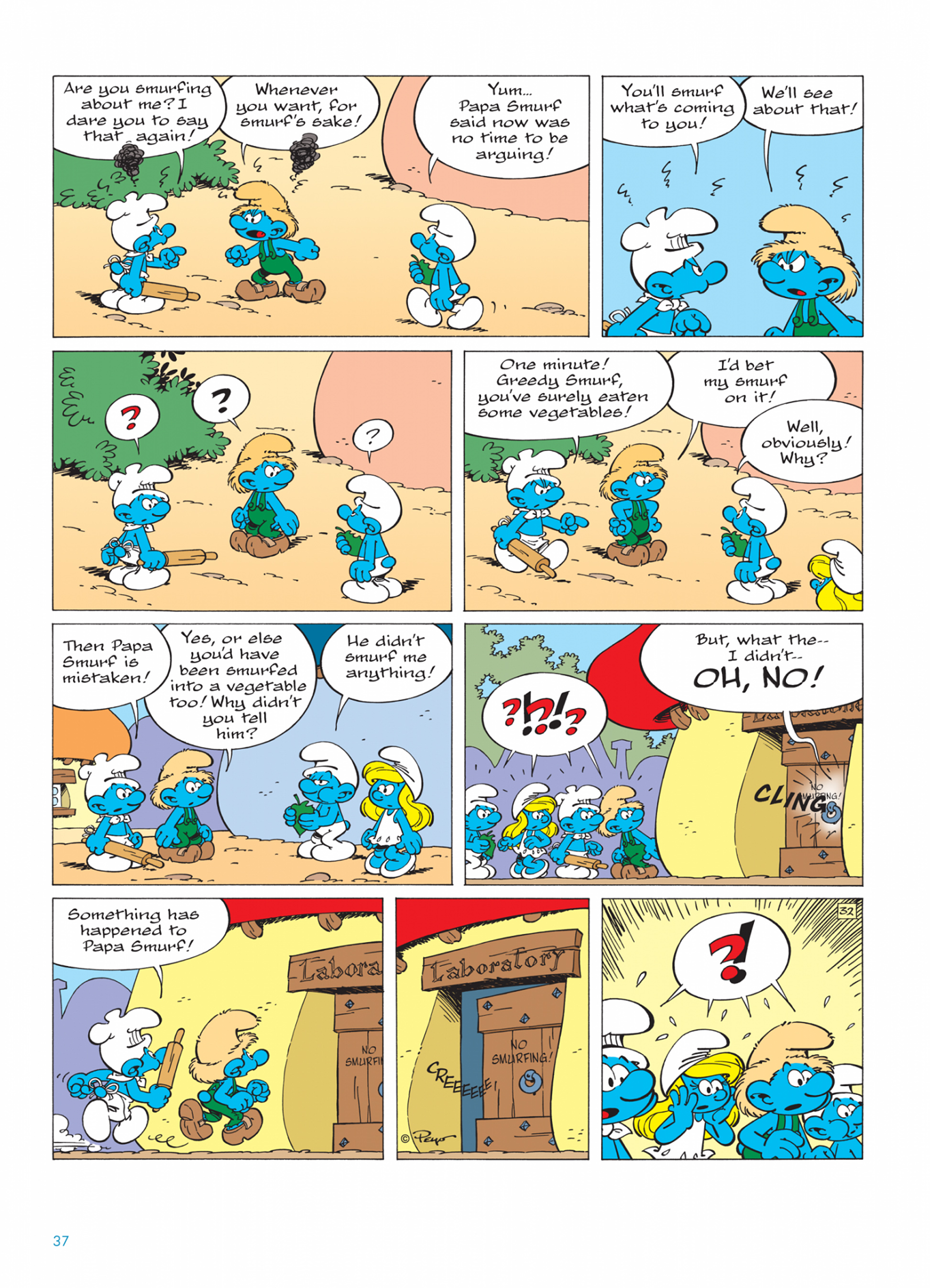 Read online The Smurfs comic -  Issue #26 - 37