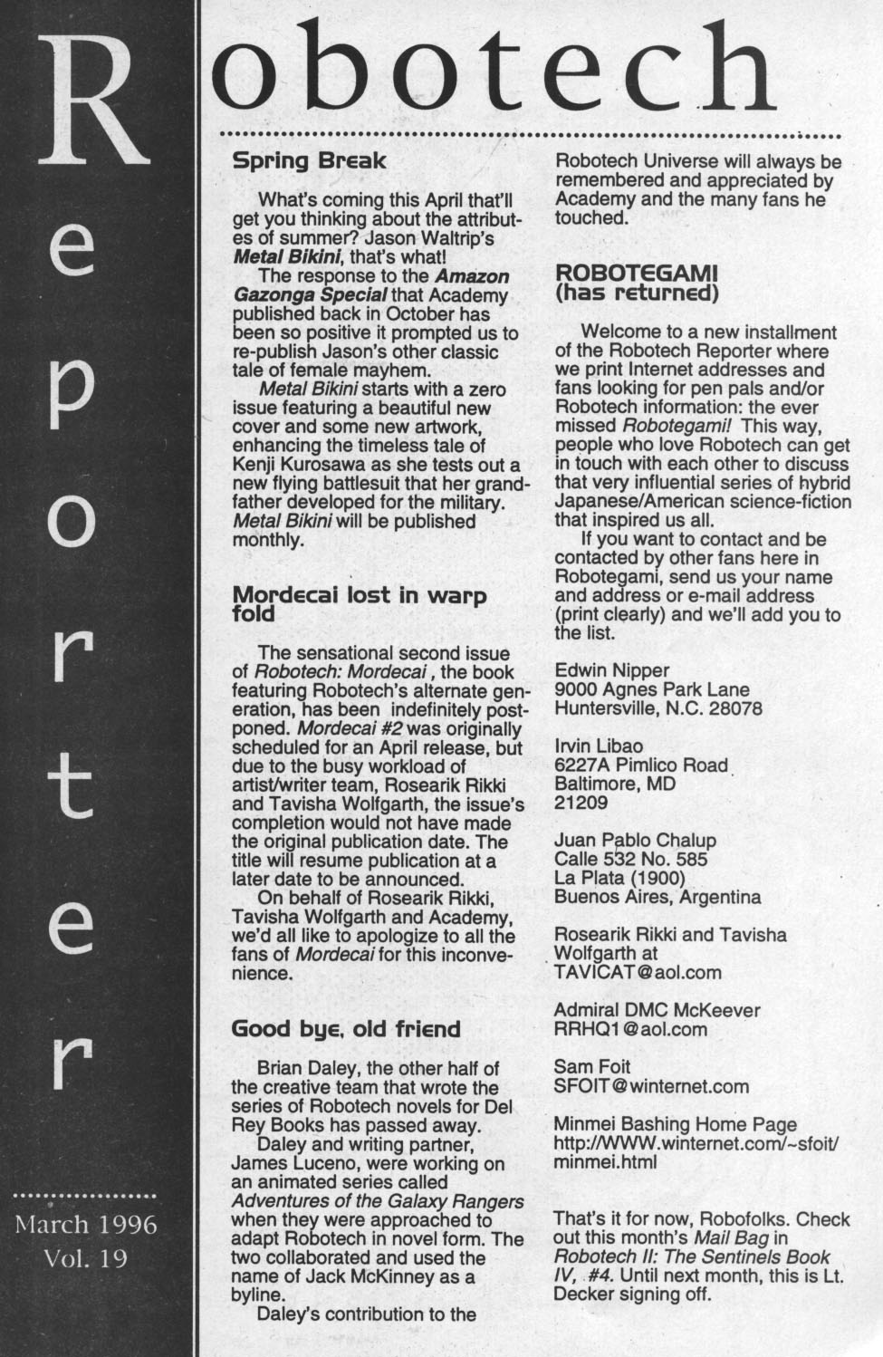 Read online Robotech: Booby Trap comic -  Issue # Full - 33