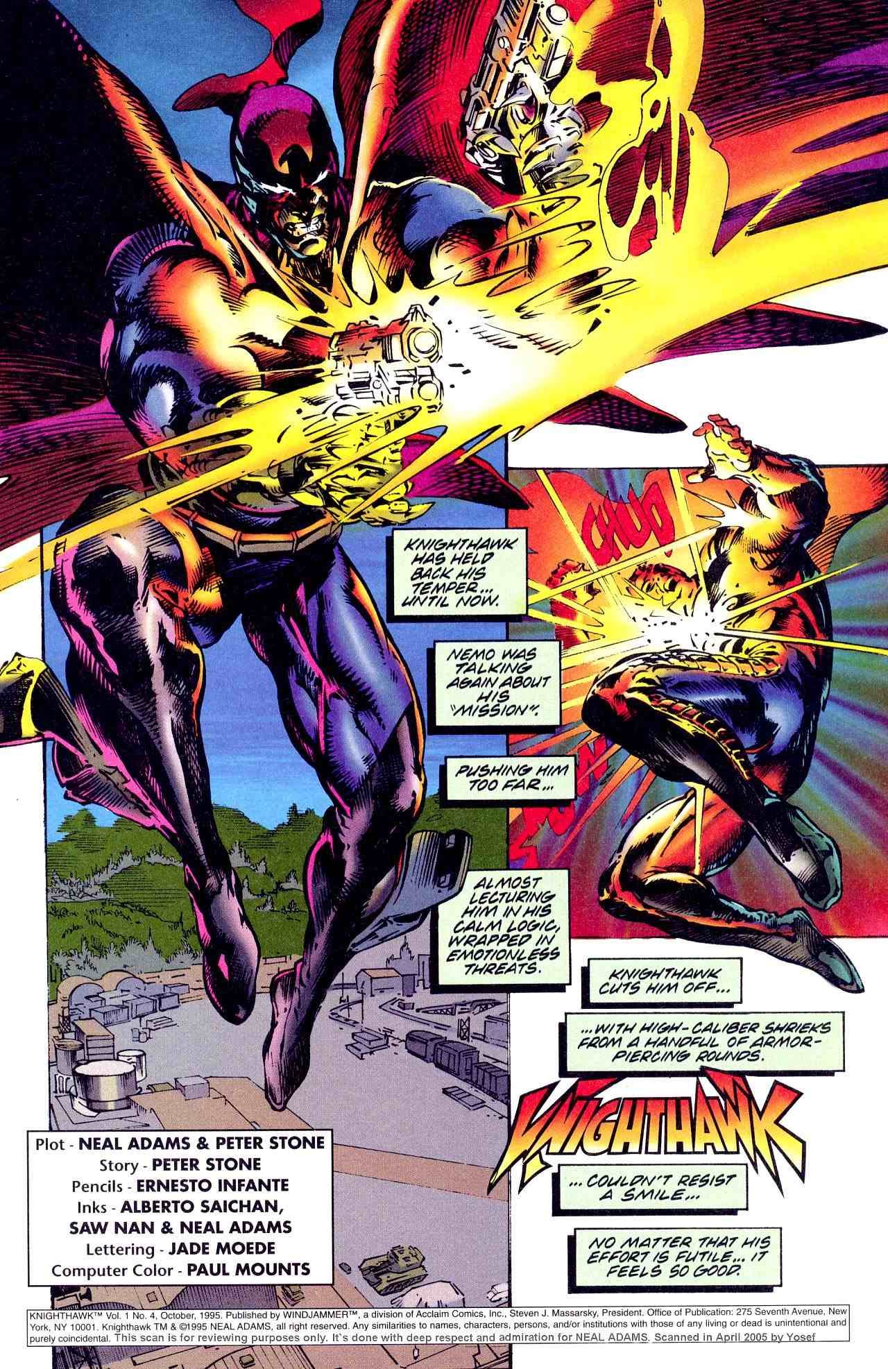 Read online Knighthawk comic -  Issue #4 - 2