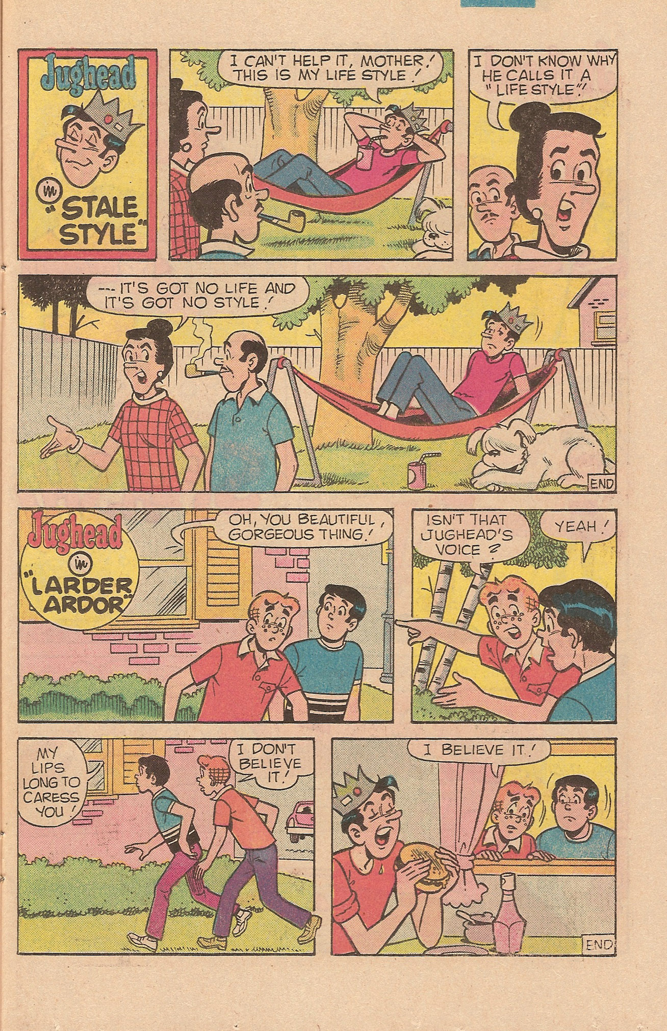 Read online Jughead's Jokes comic -  Issue #78 - 15