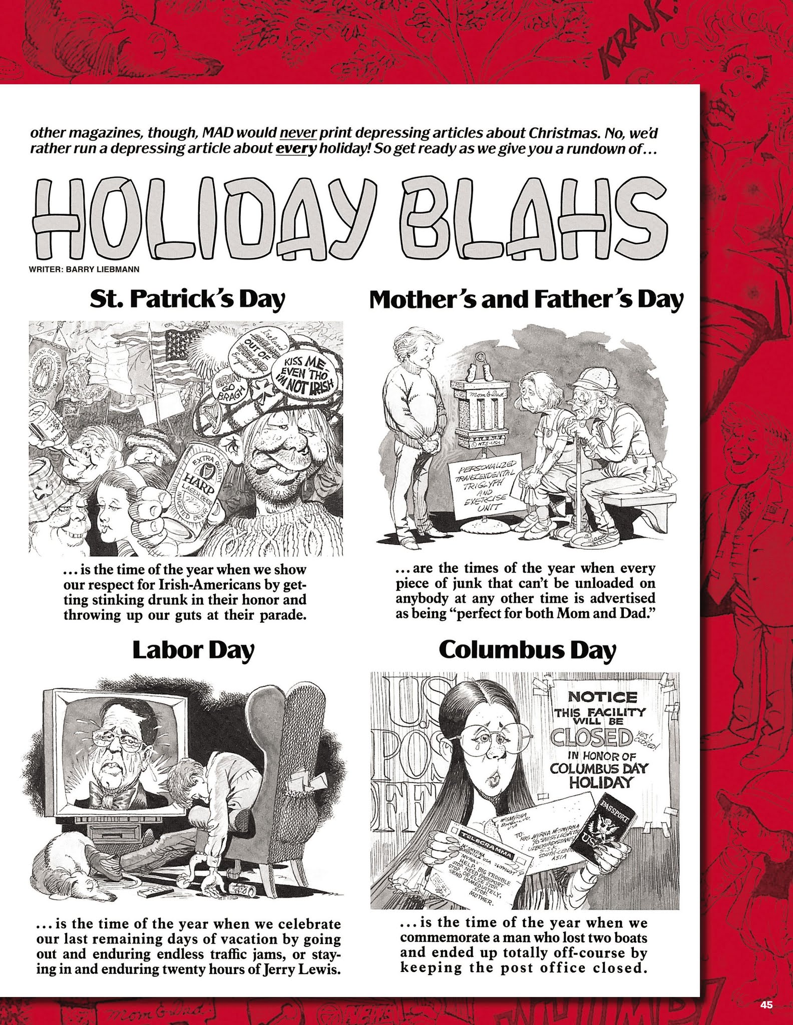 Read online MAD comic -  Issue #549 - 49