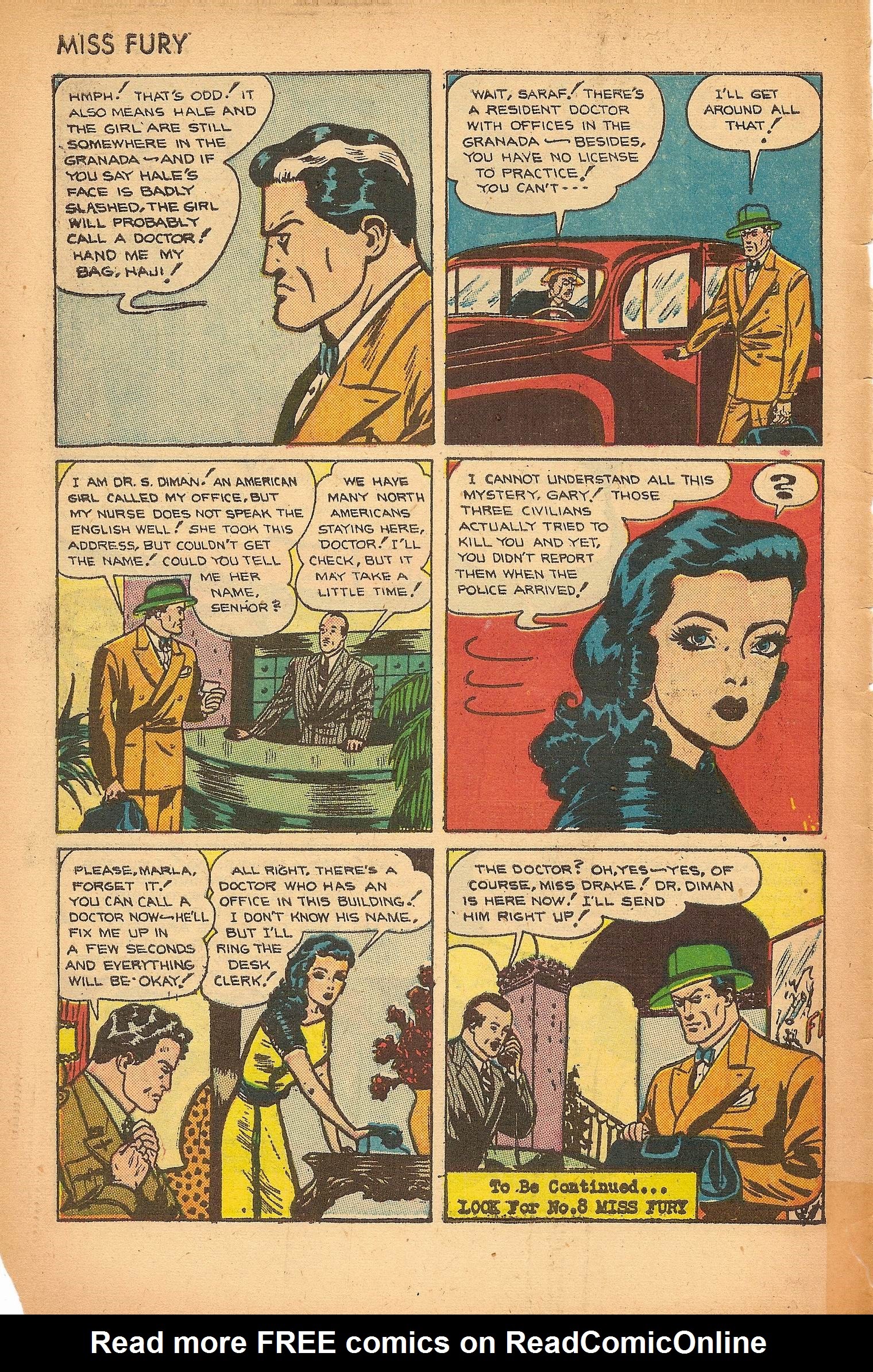 Read online Miss Fury Comics comic -  Issue #7 - 34