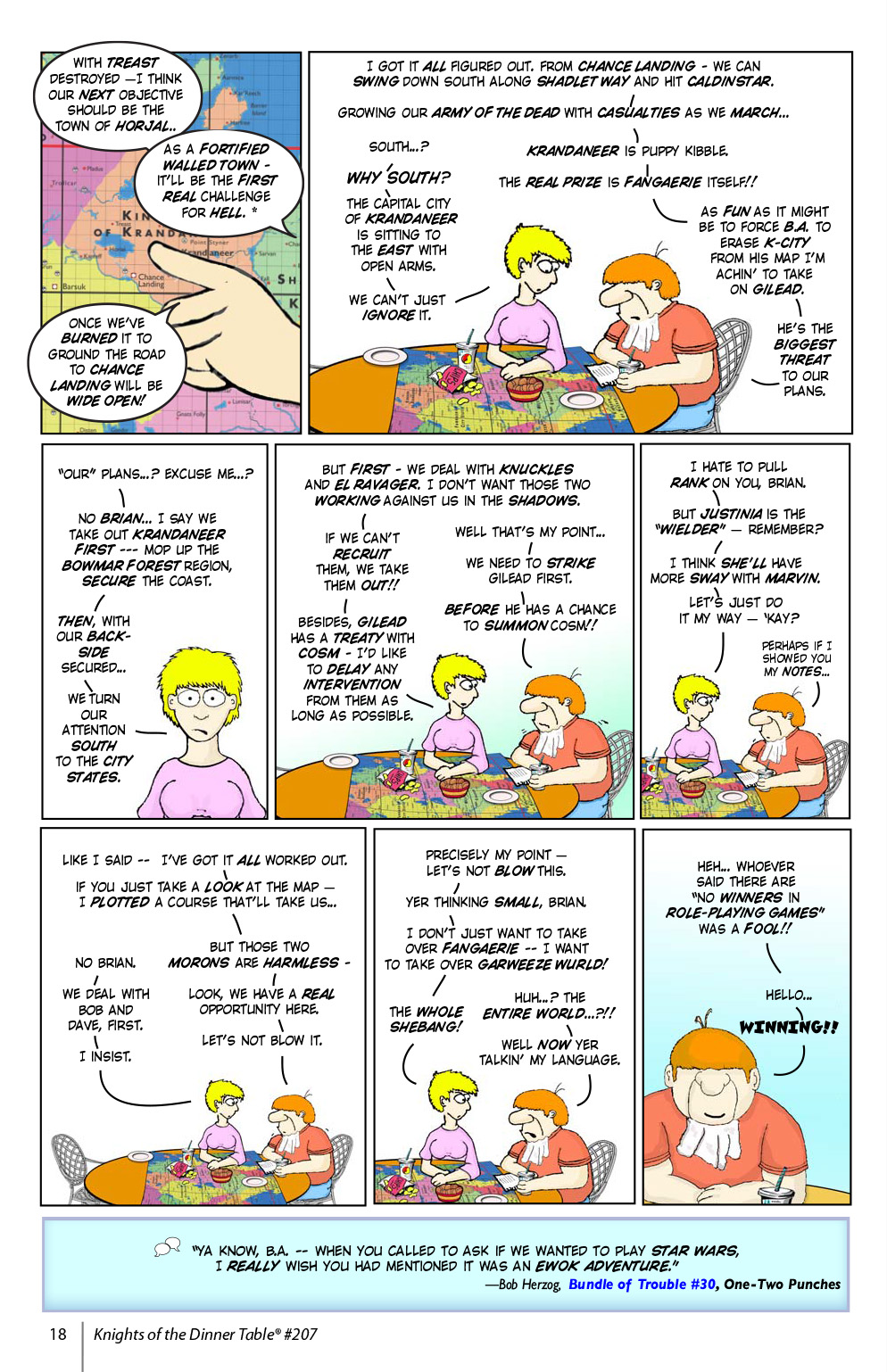 Read online Knights of the Dinner Table comic -  Issue #207 - 20