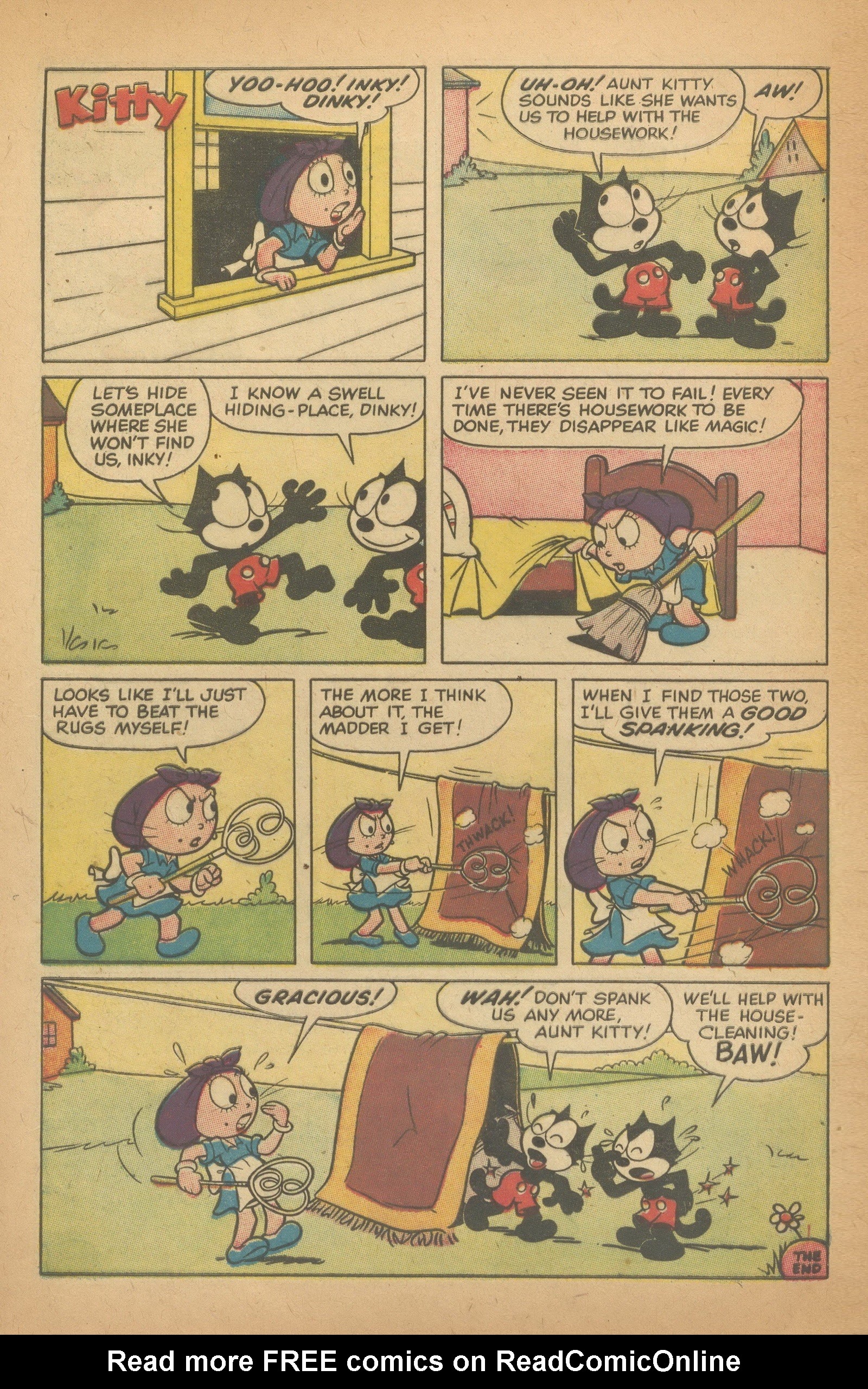 Read online Felix the Cat (1955) comic -  Issue #104 - 10