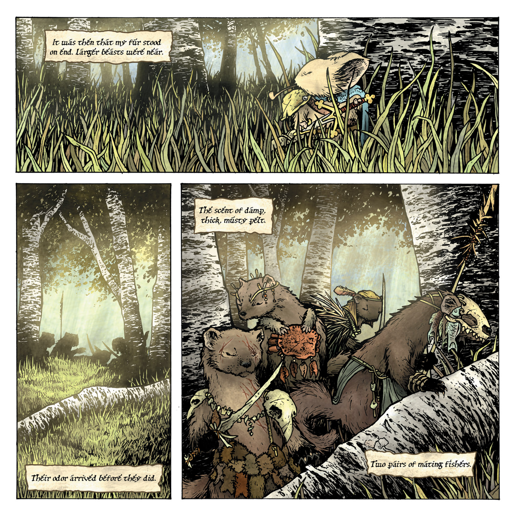 Read online Mouse Guard: The Black Axe comic -  Issue #1 - 9
