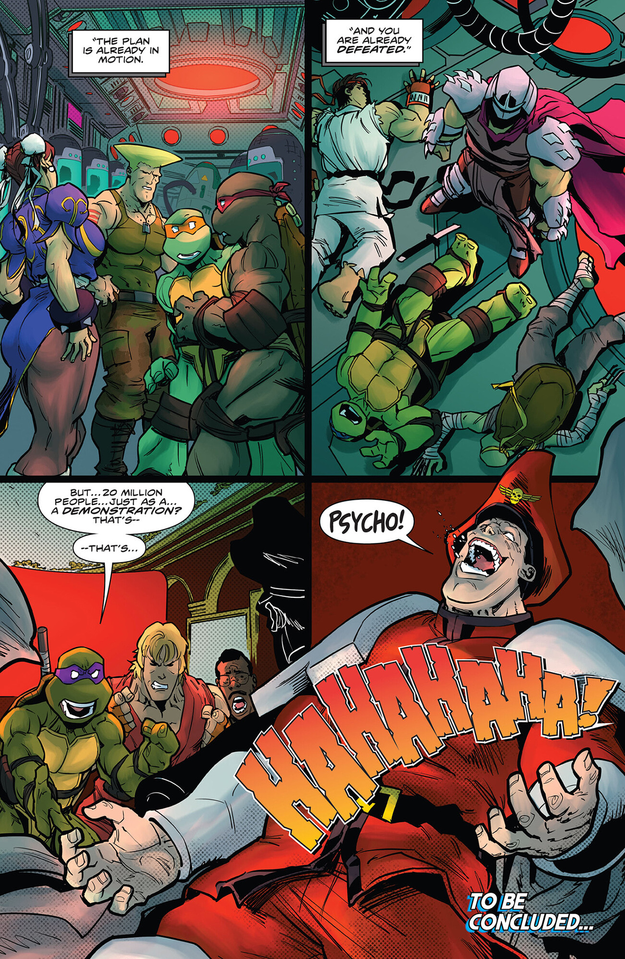 Read online Teenage Mutant Ninja Turtles vs. Street Fighter comic -  Issue #4 - 22