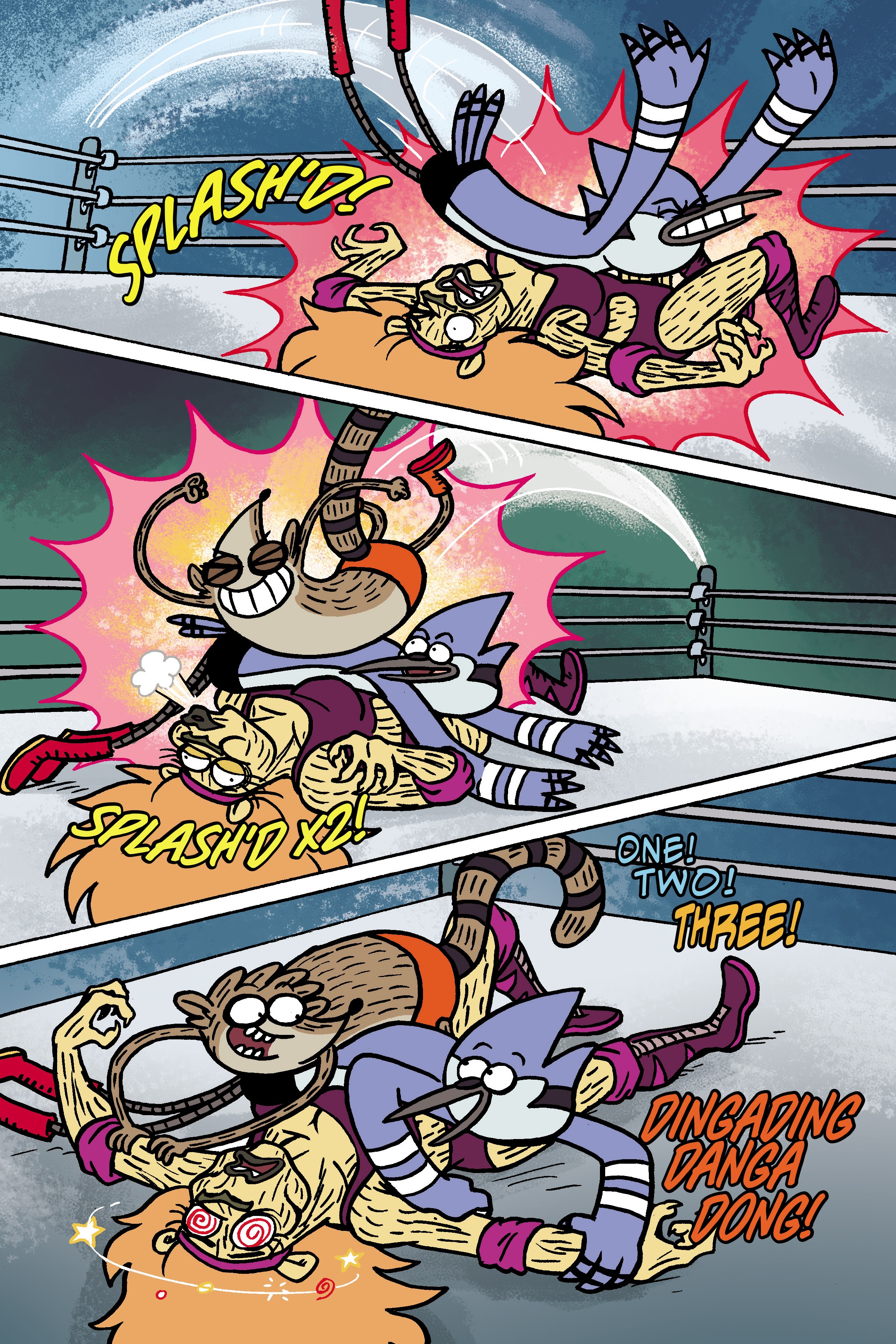 Read online Regular Show: Wrasslesplosion comic -  Issue # TPB - 103