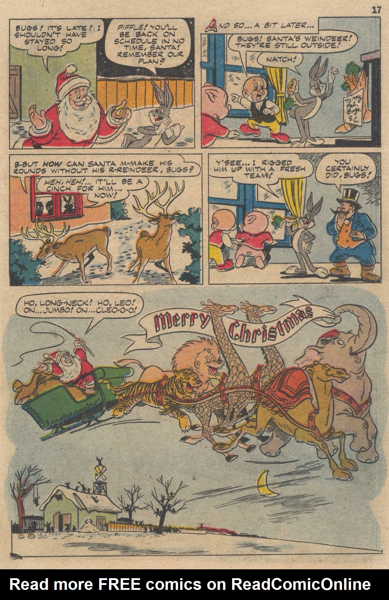 Read online Bugs Bunny's Christmas Funnies comic -  Issue # TPB 3 - 19