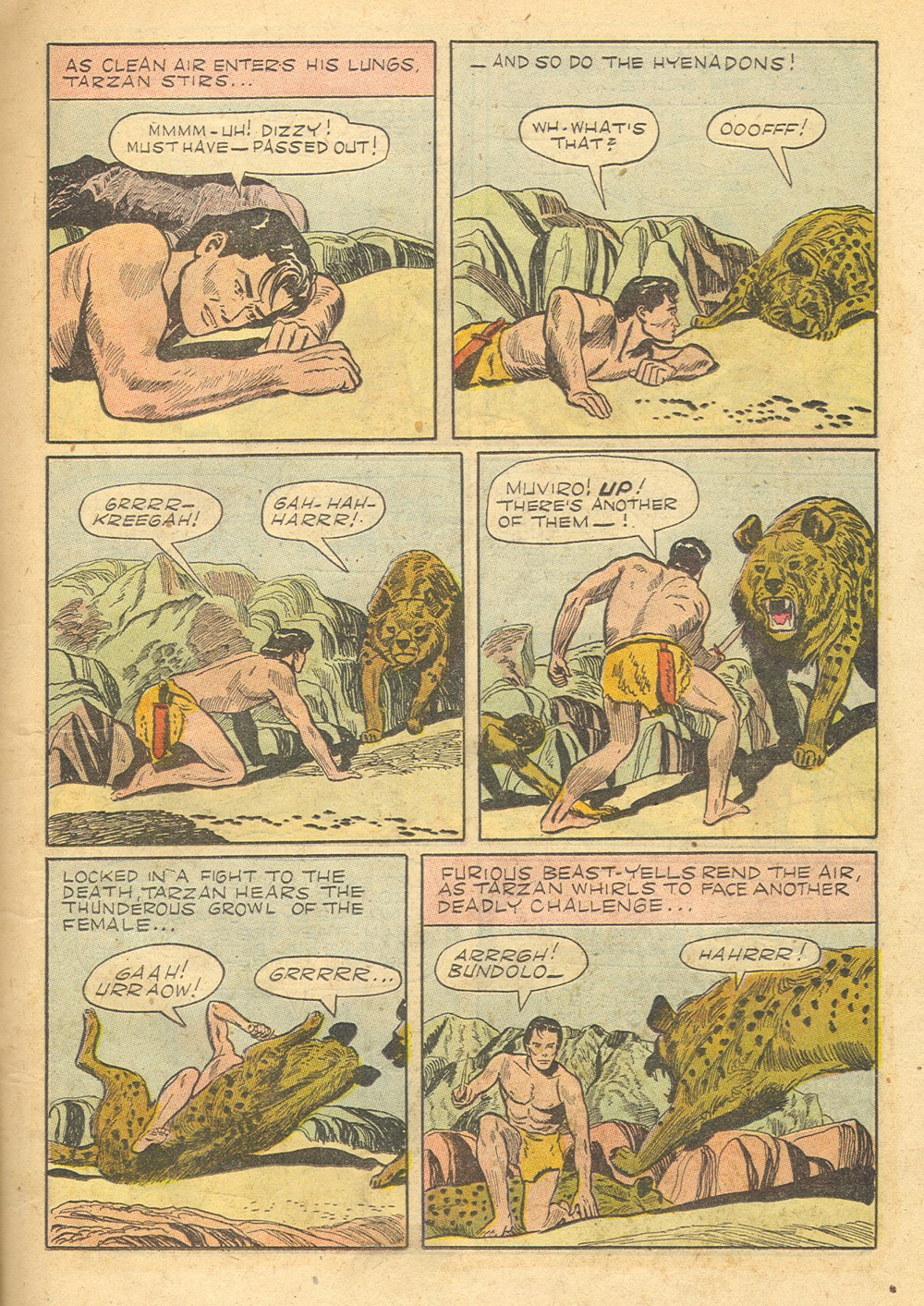 Read online Tarzan (1948) comic -  Issue #36 - 29