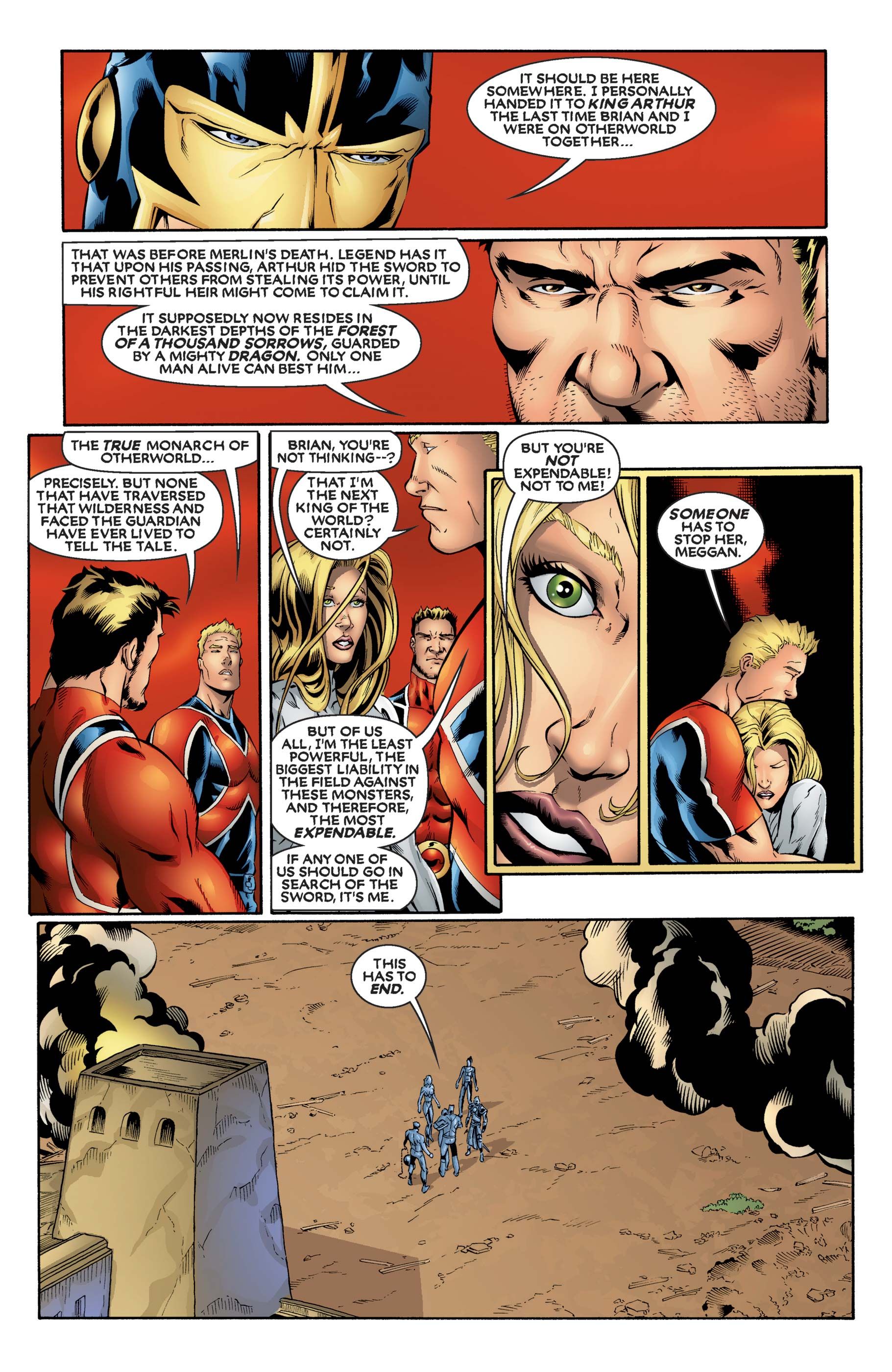 Read online Excalibur (2001) comic -  Issue #2 - 10