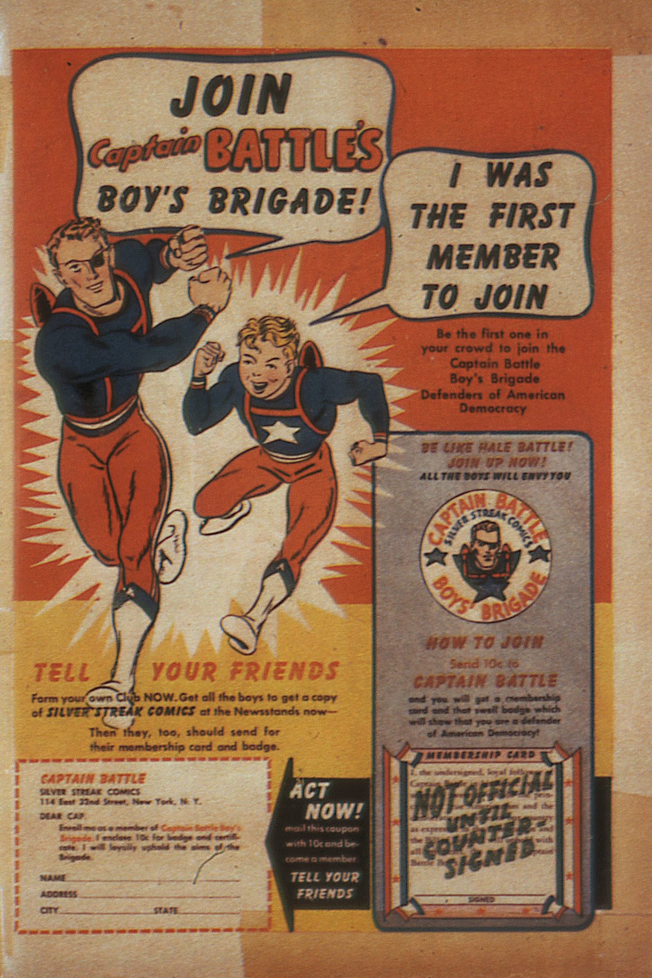 Read online Captain Battle Comics comic -  Issue #1 - 67
