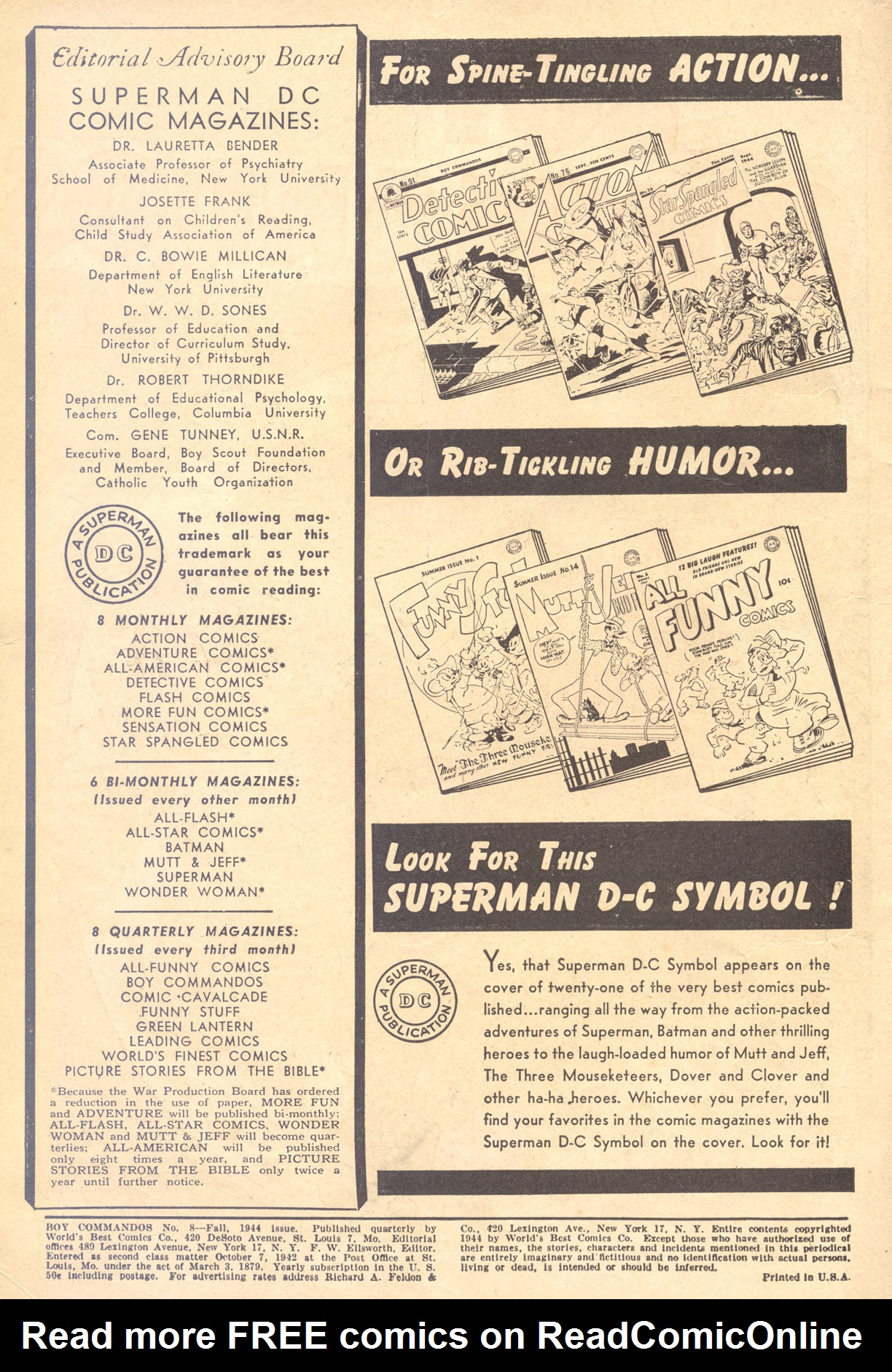 Read online Boy Commandos comic -  Issue #8 - 2