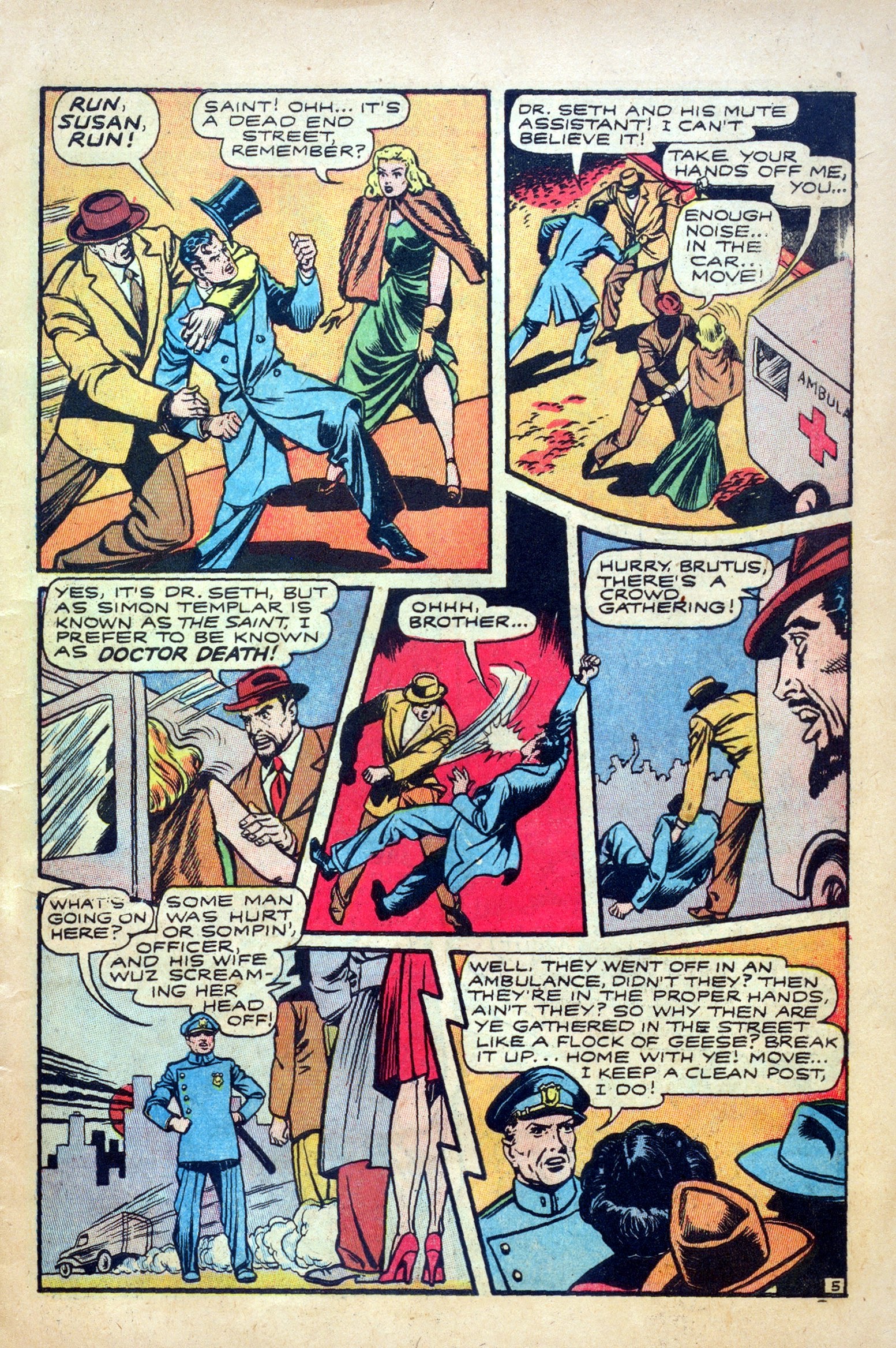Read online The Saint (1947) comic -  Issue #1 - 7