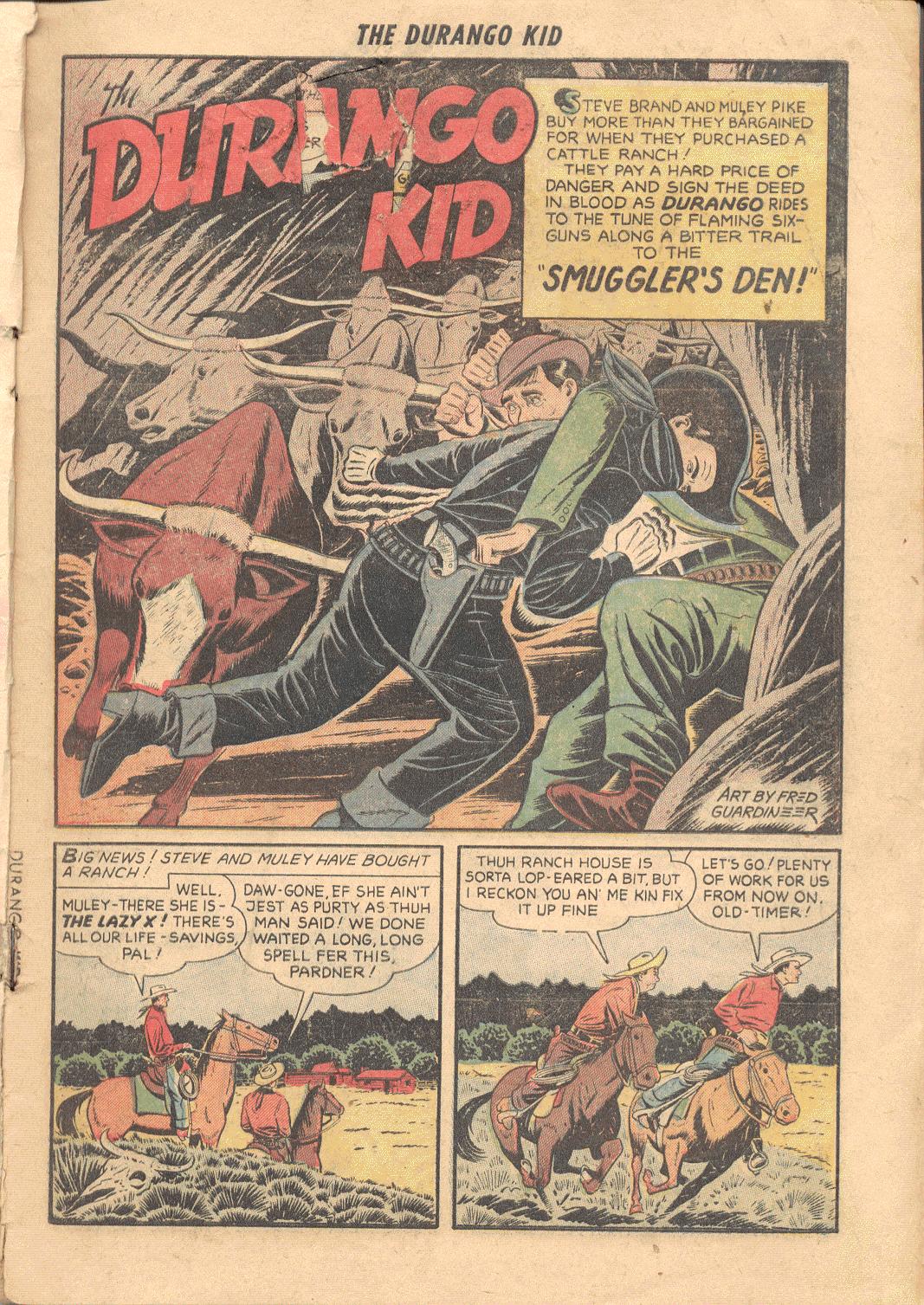 Read online Charles Starrett as The Durango Kid comic -  Issue #20 - 3