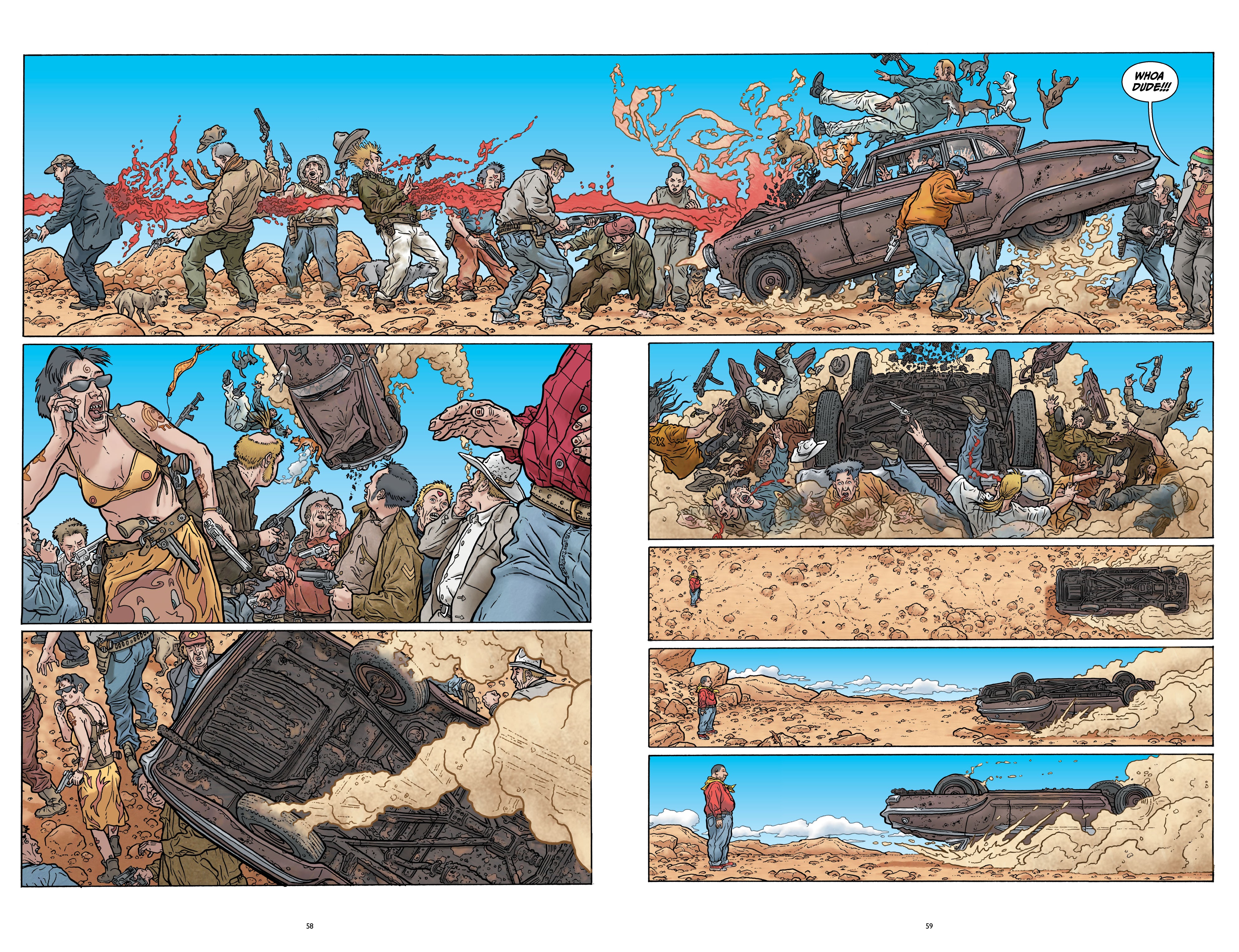 Read online Shaolin Cowboy comic -  Issue # _Start Trek (Part 1) - 45
