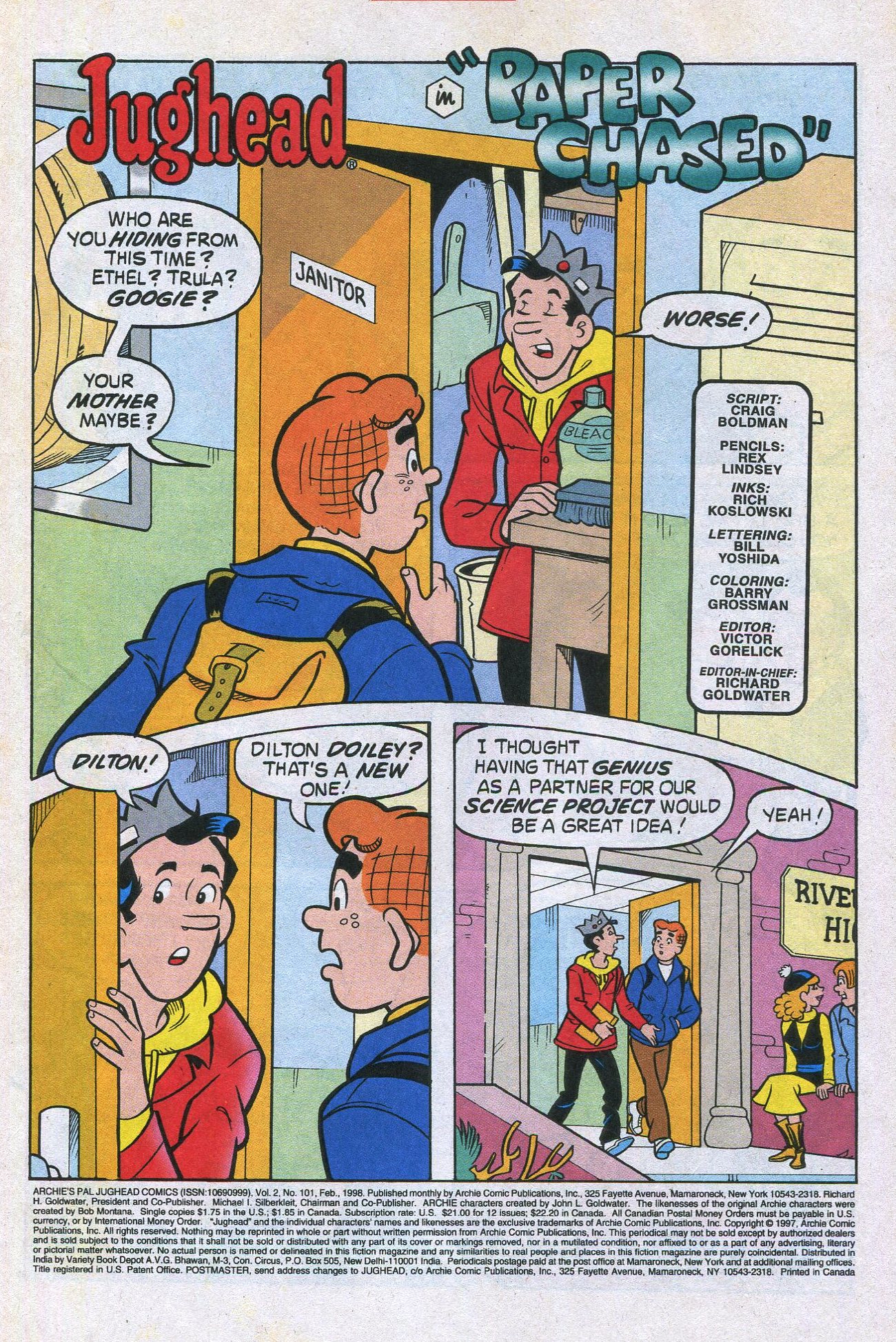 Read online Archie's Pal Jughead Comics comic -  Issue #101 - 3