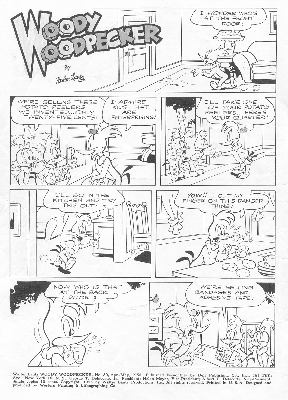Read online Walter Lantz Woody Woodpecker (1952) comic -  Issue #30 - 2