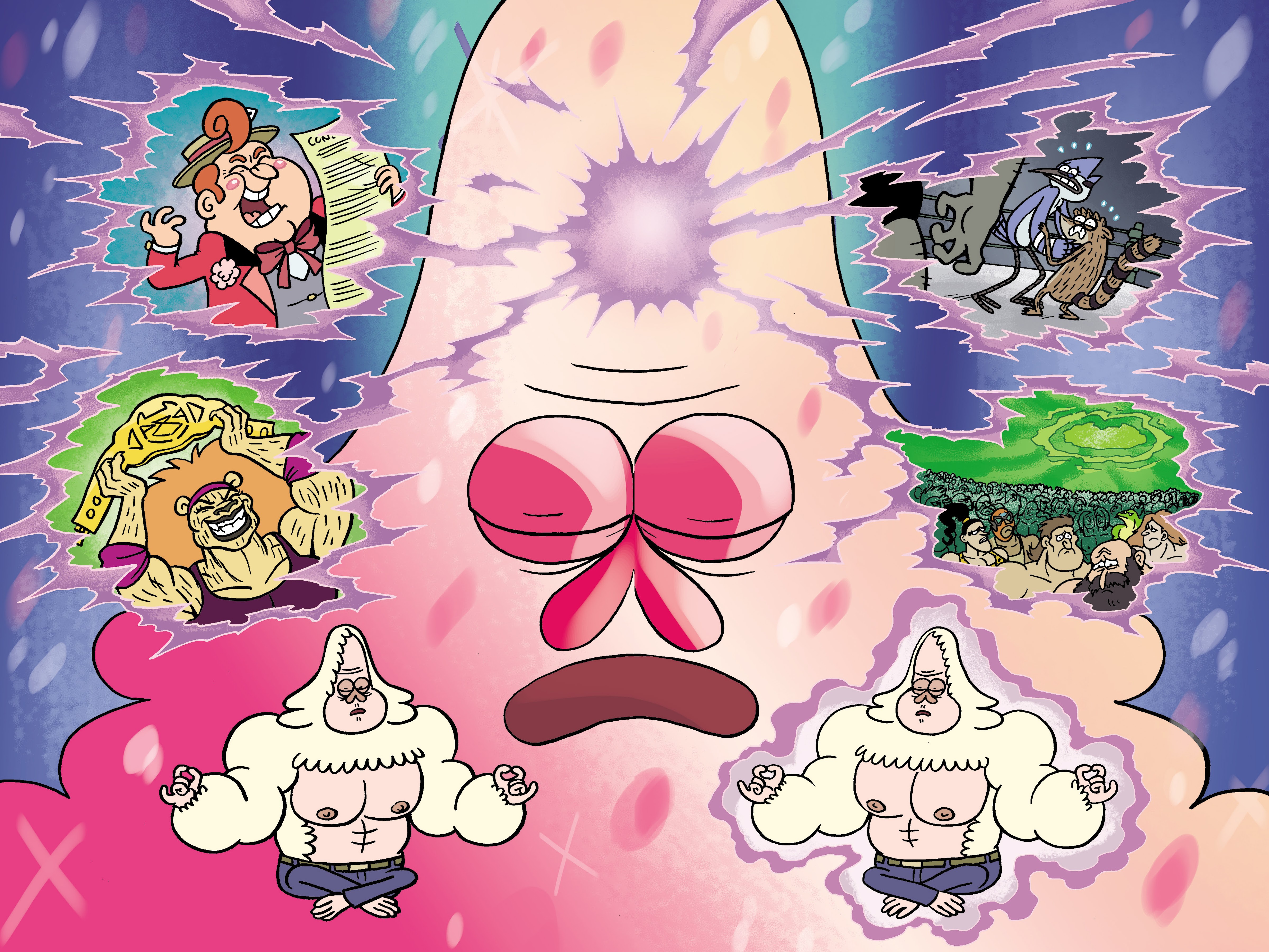 Read online Regular Show: Wrasslesplosion comic -  Issue # TPB - 64