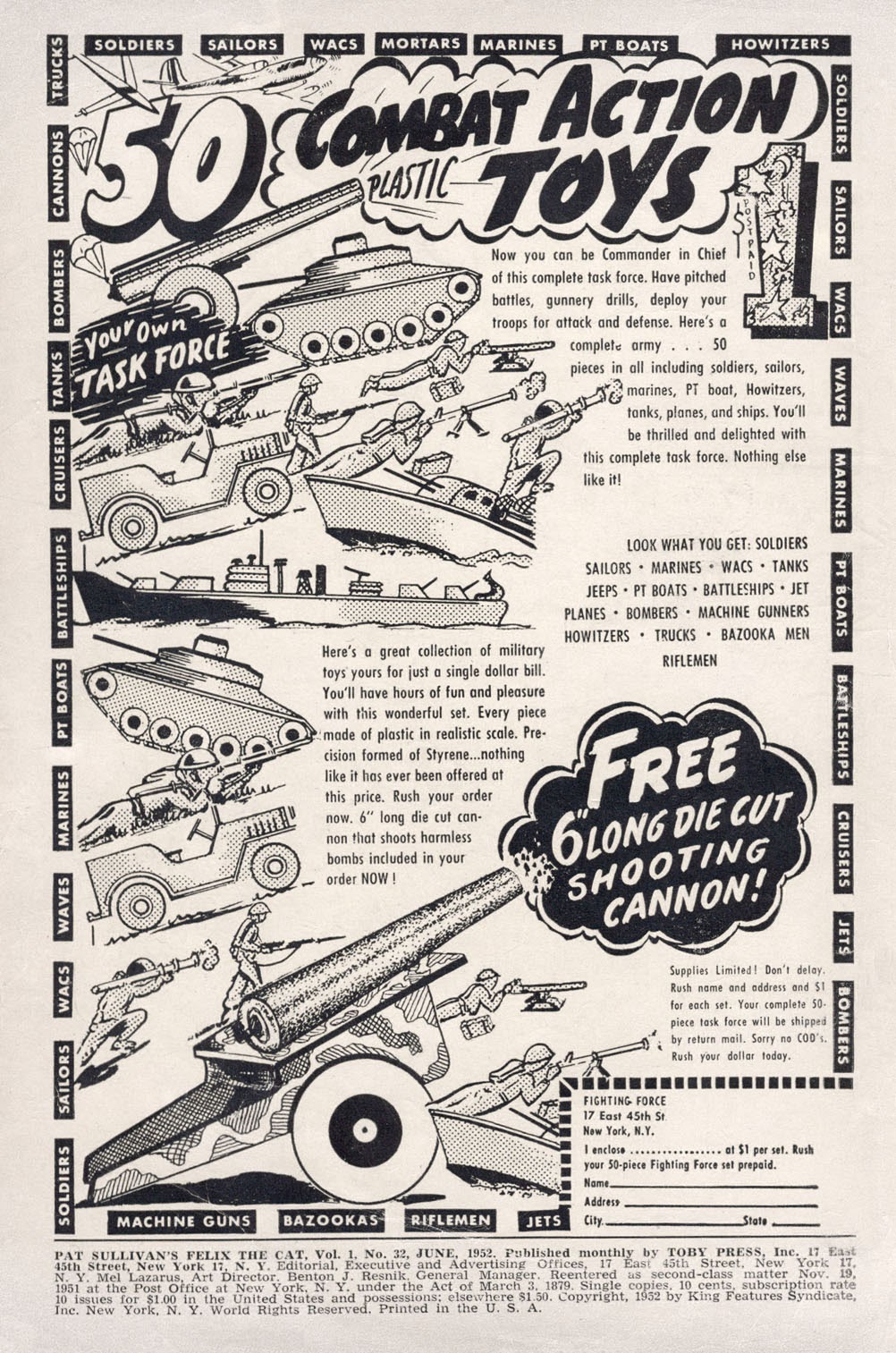 Read online Felix the Cat (1951) comic -  Issue #32 - 2