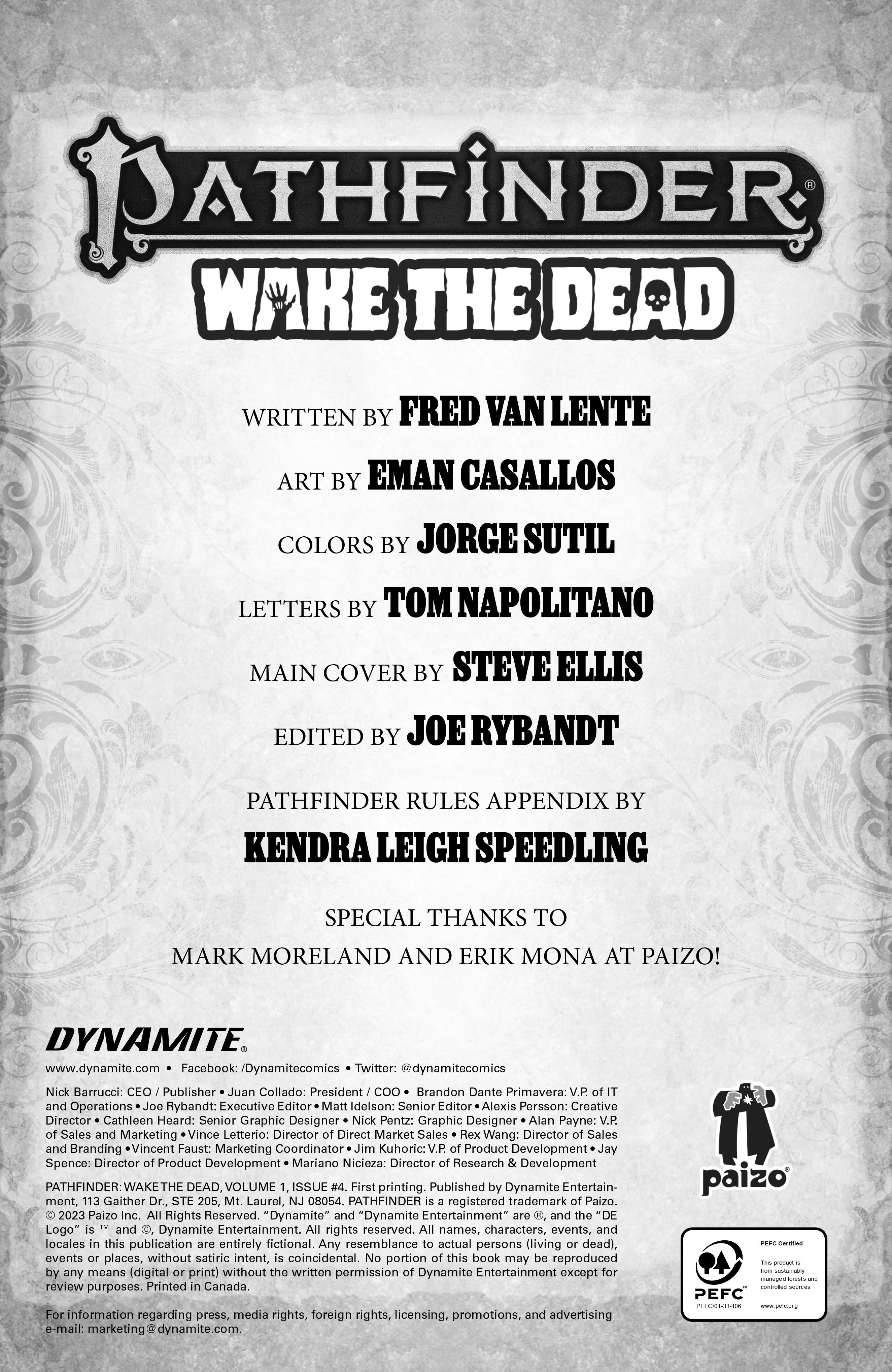 Read online Pathfinder: Wake the Dead comic -  Issue #4 - 4