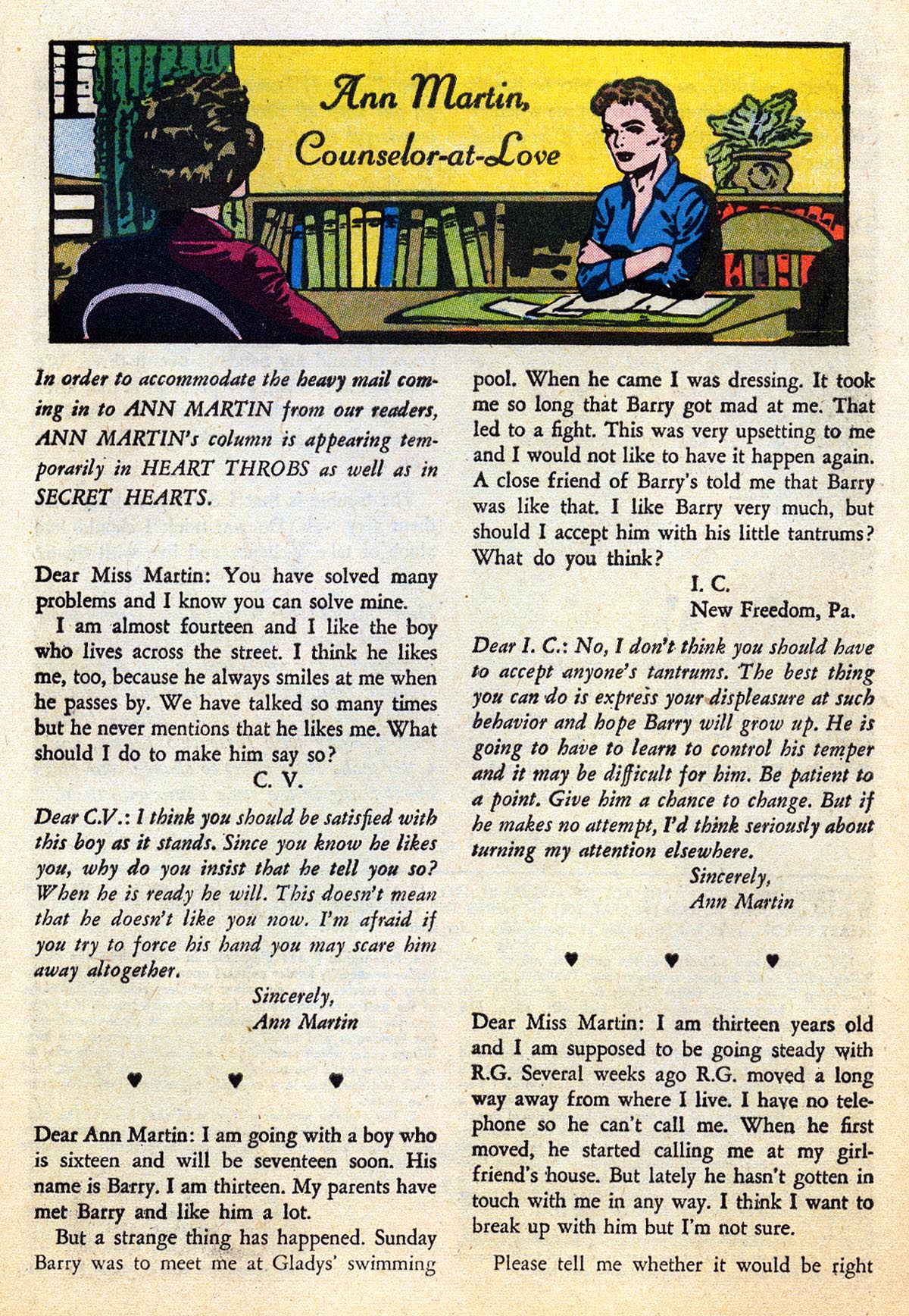 Read online Heart Throbs comic -  Issue #76 - 24