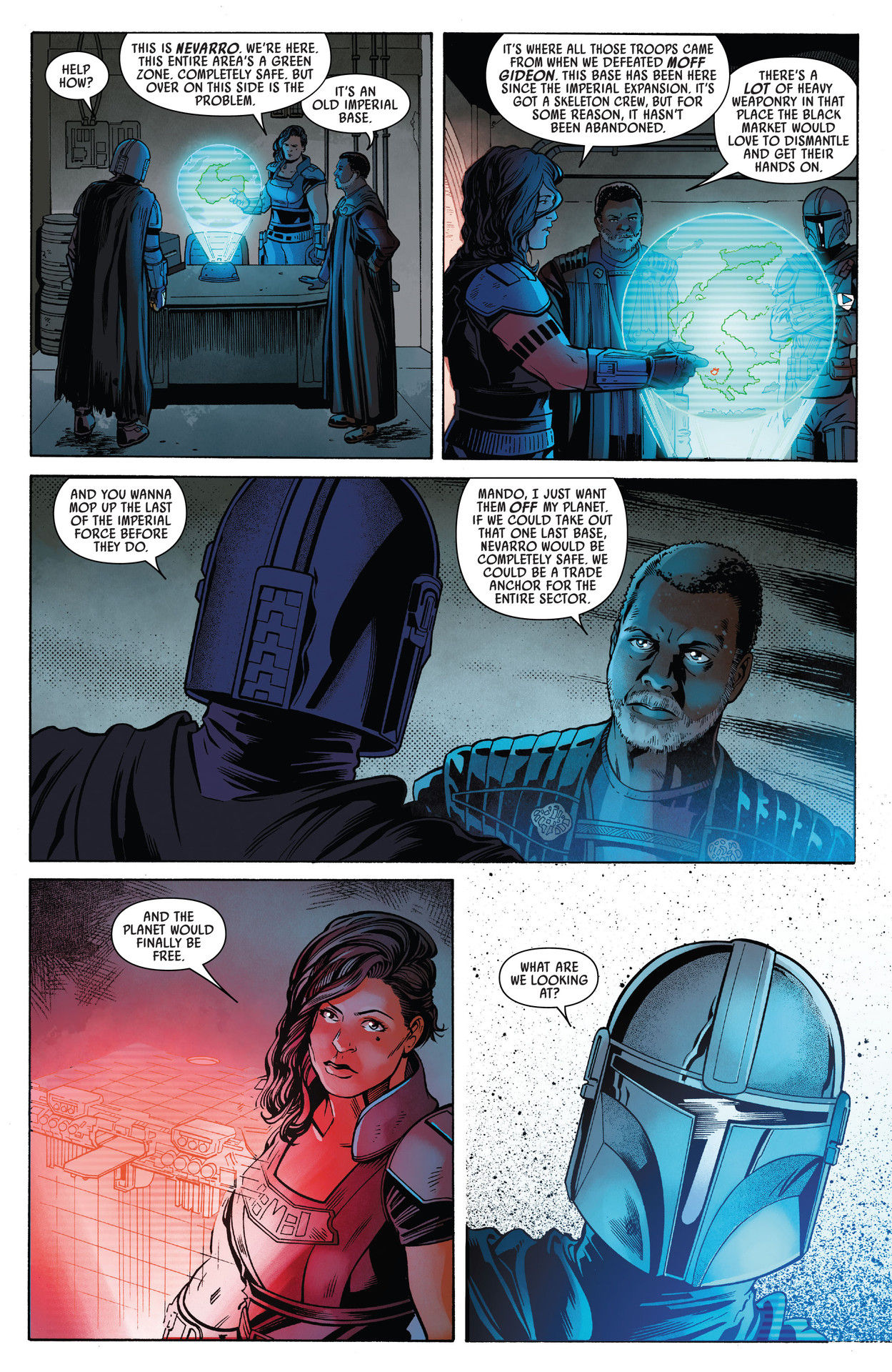 Read online Star Wars: The Mandalorian Season 2 comic -  Issue #4 - 12
