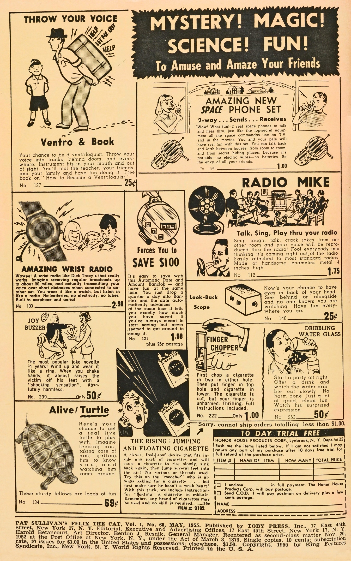 Read online Felix the Cat (1951) comic -  Issue #60 - 2