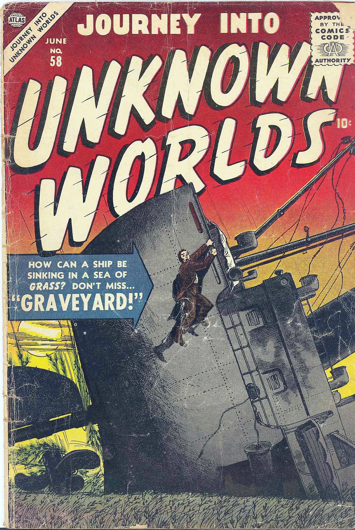 Read online Journey Into Unknown Worlds comic -  Issue #58 - 1