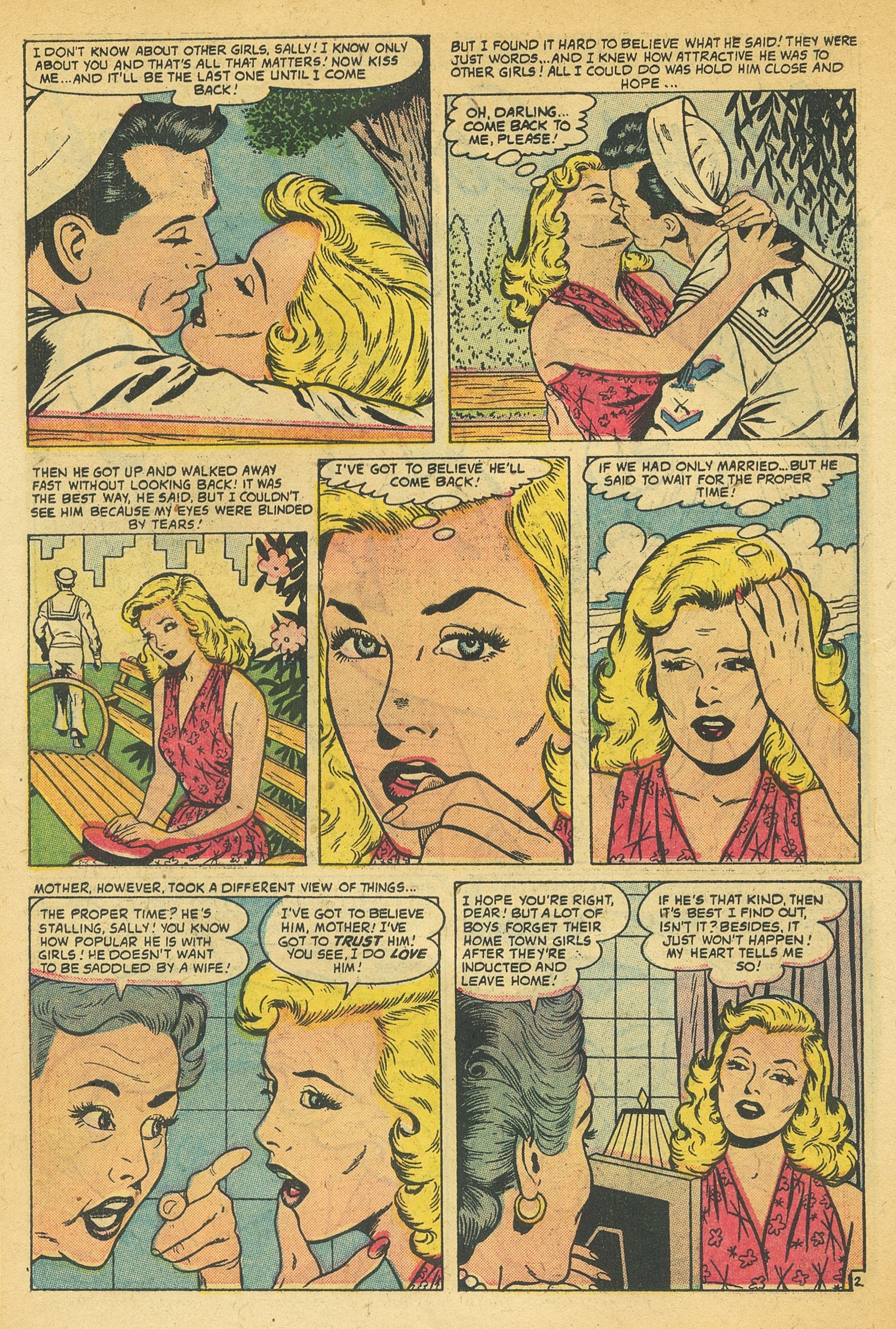 Read online Love Romances comic -  Issue #58 - 22