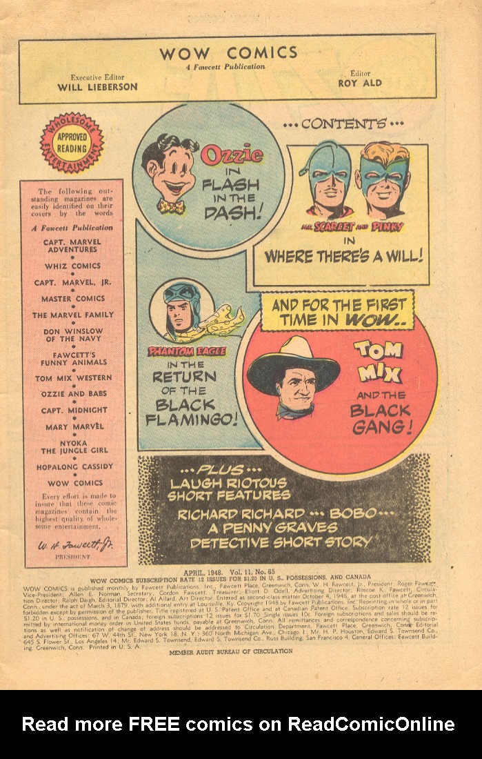 Read online Wow Comics comic -  Issue #65 - 3
