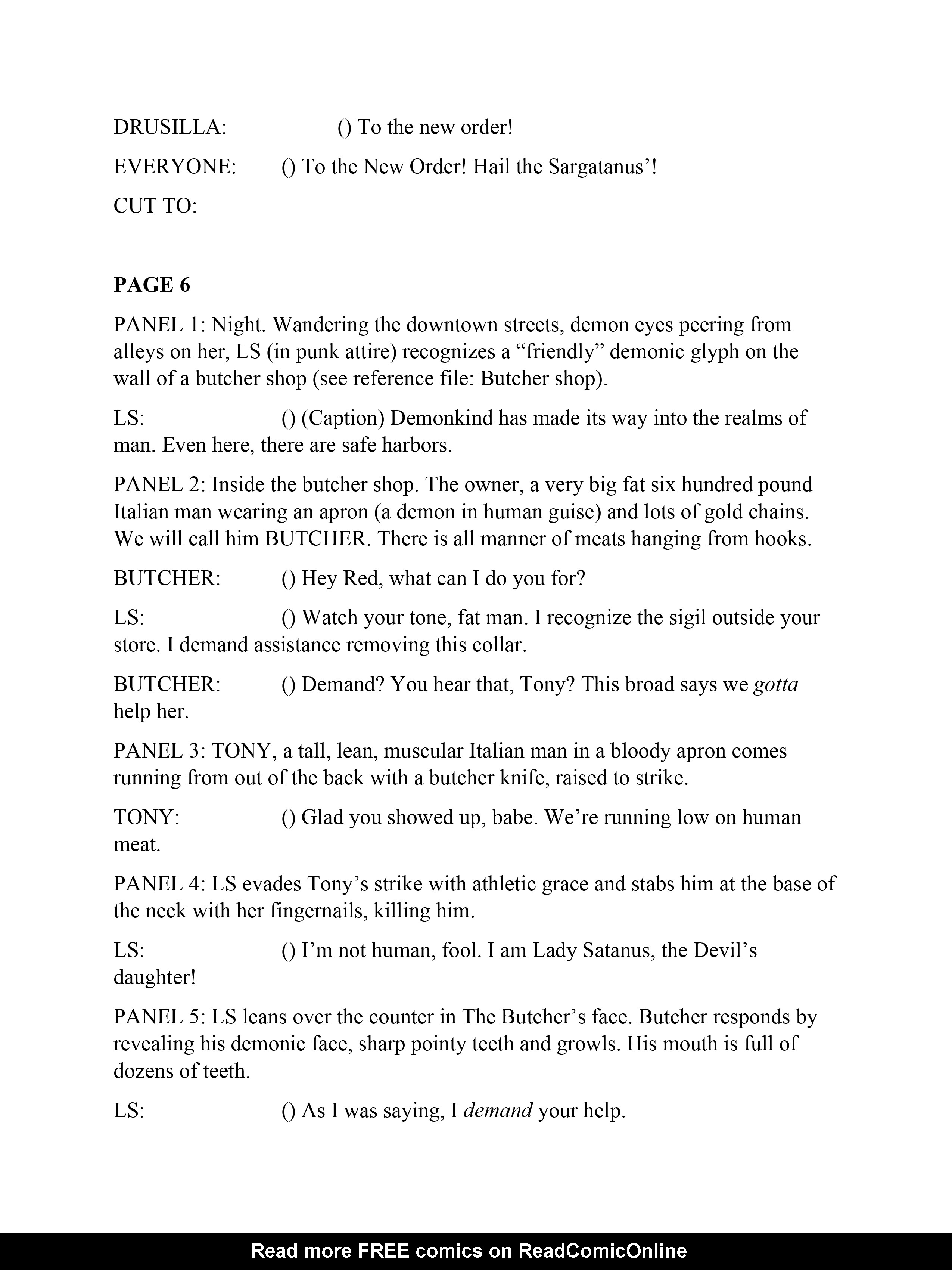 Read online Lady Satanus: Sinister Urge comic -  Issue # TPB - 61