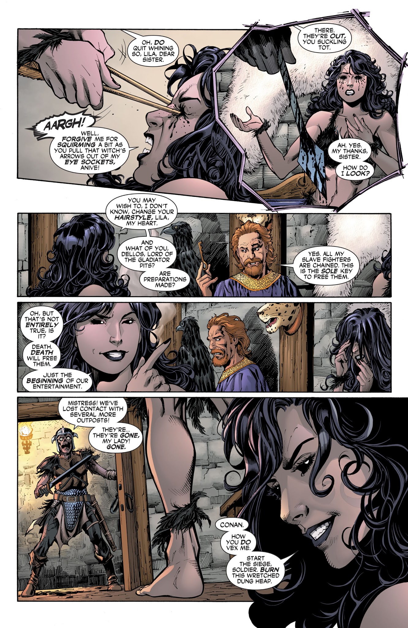 Read online Wonder Woman/Conan comic -  Issue #6 - 10