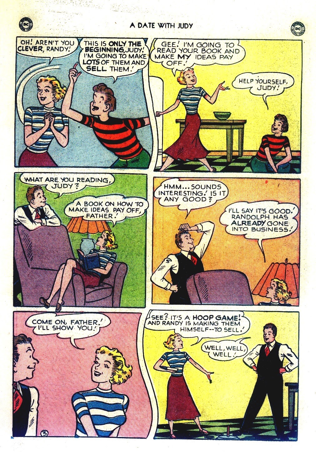 Read online A Date with Judy comic -  Issue #15 - 23