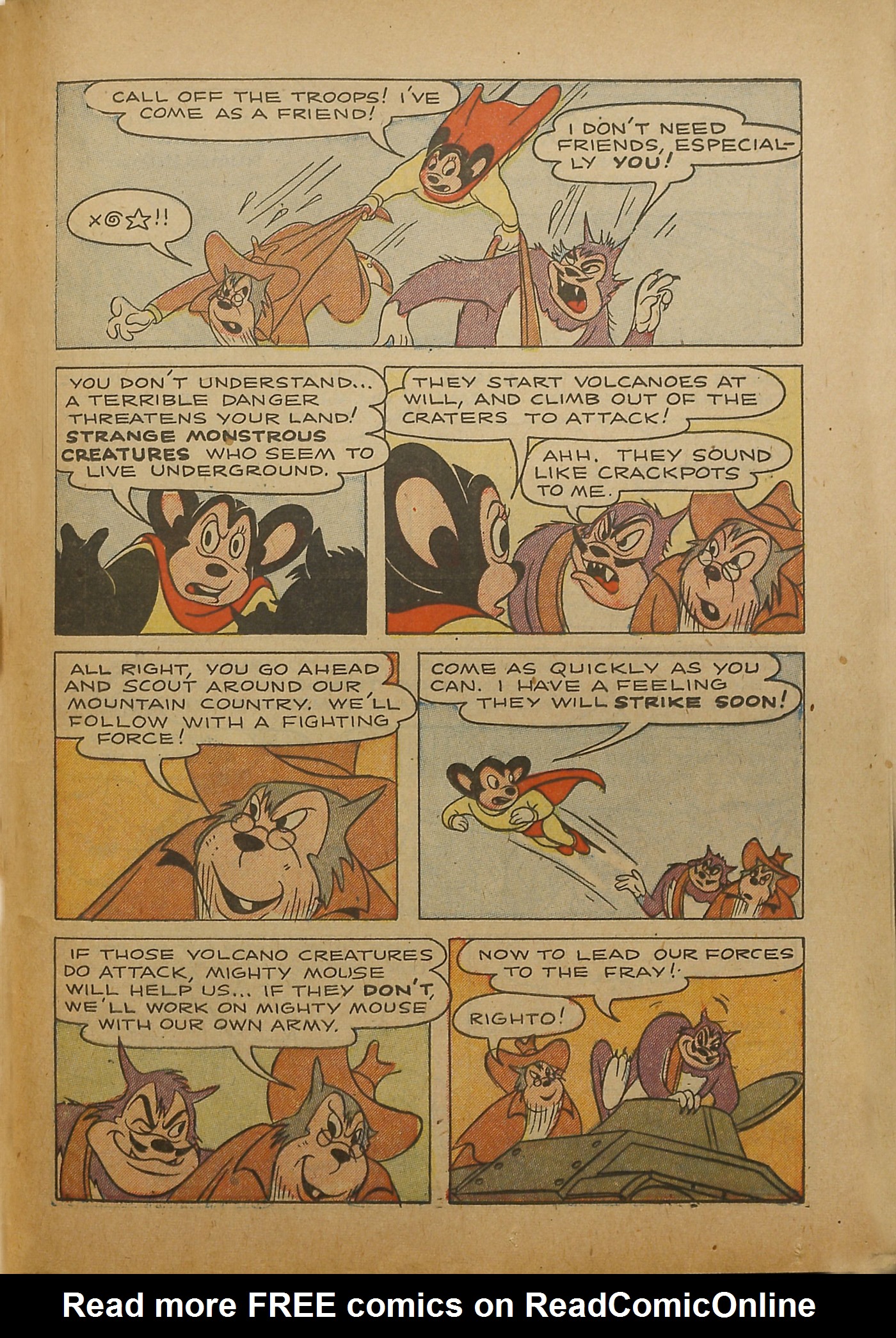 Read online Paul Terry's Mighty Mouse Comics comic -  Issue #40 - 89