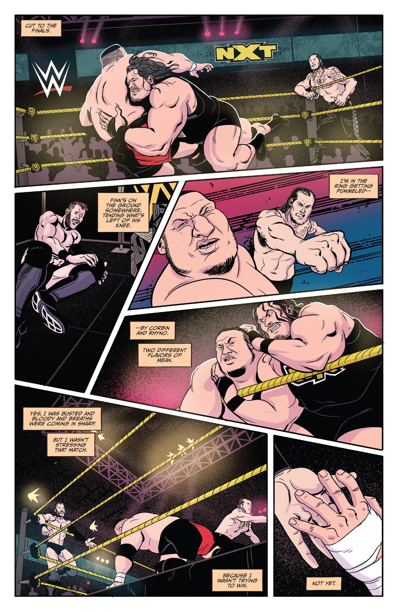 Read online WWE: NXT Takeover - Proving Ground comic -  Issue # Full - 17