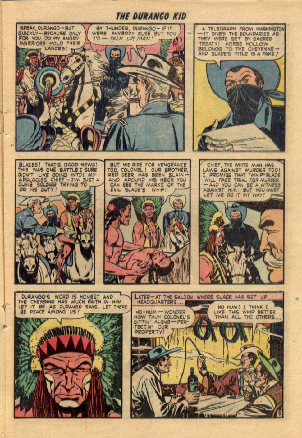 Read online Charles Starrett as The Durango Kid comic -  Issue #14 - 6