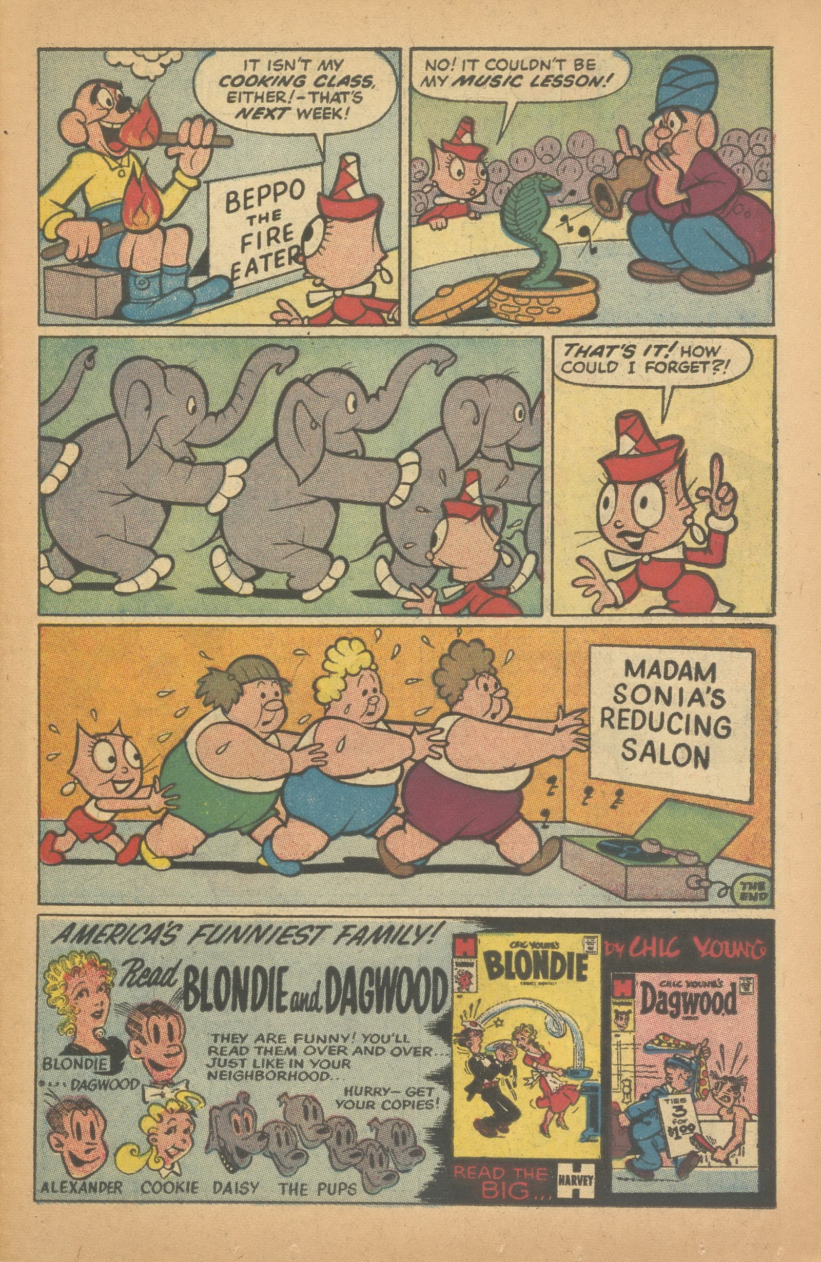 Read online Felix the Cat (1955) comic -  Issue #106 - 11