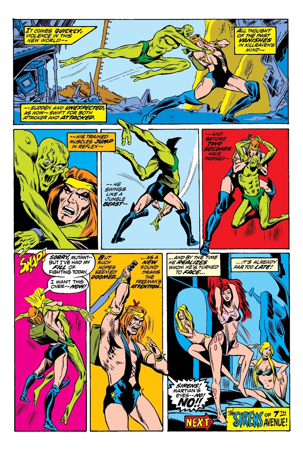 Read online Killraven Epic Collection: Warrior of the Worlds comic -  Issue # TPB (Part 1) - 25