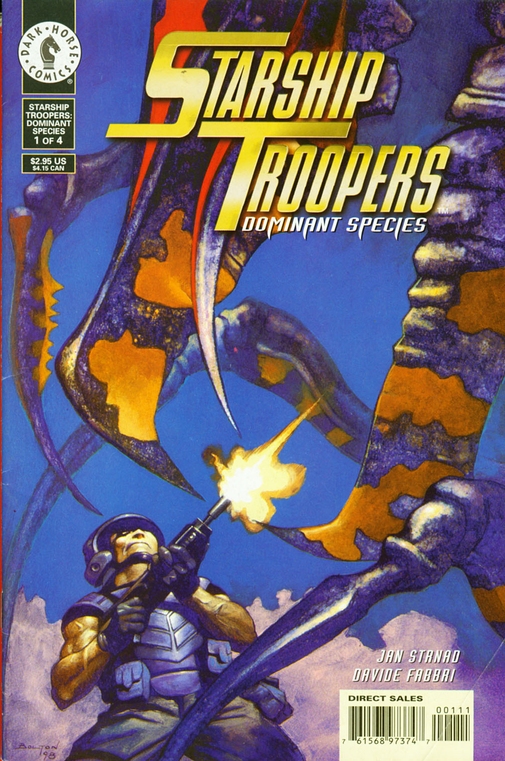 Read online Starship Troopers: Dominant Species comic -  Issue #1 - 1