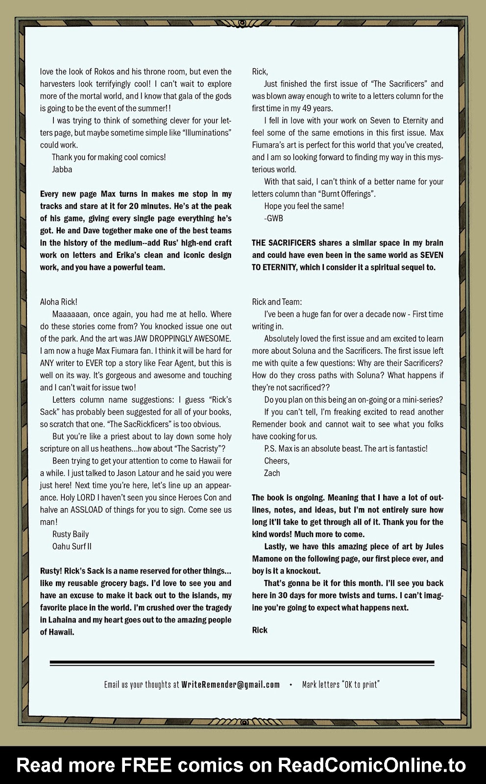 The Sacrificers issue 3 - Page 28