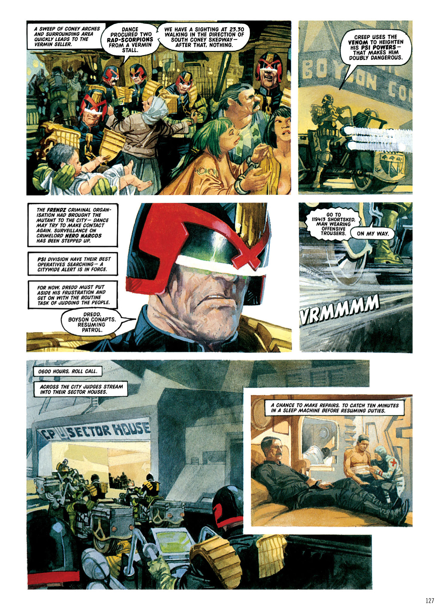 Read online Judge Dredd: The Complete Case Files comic -  Issue # TPB 29 - 129