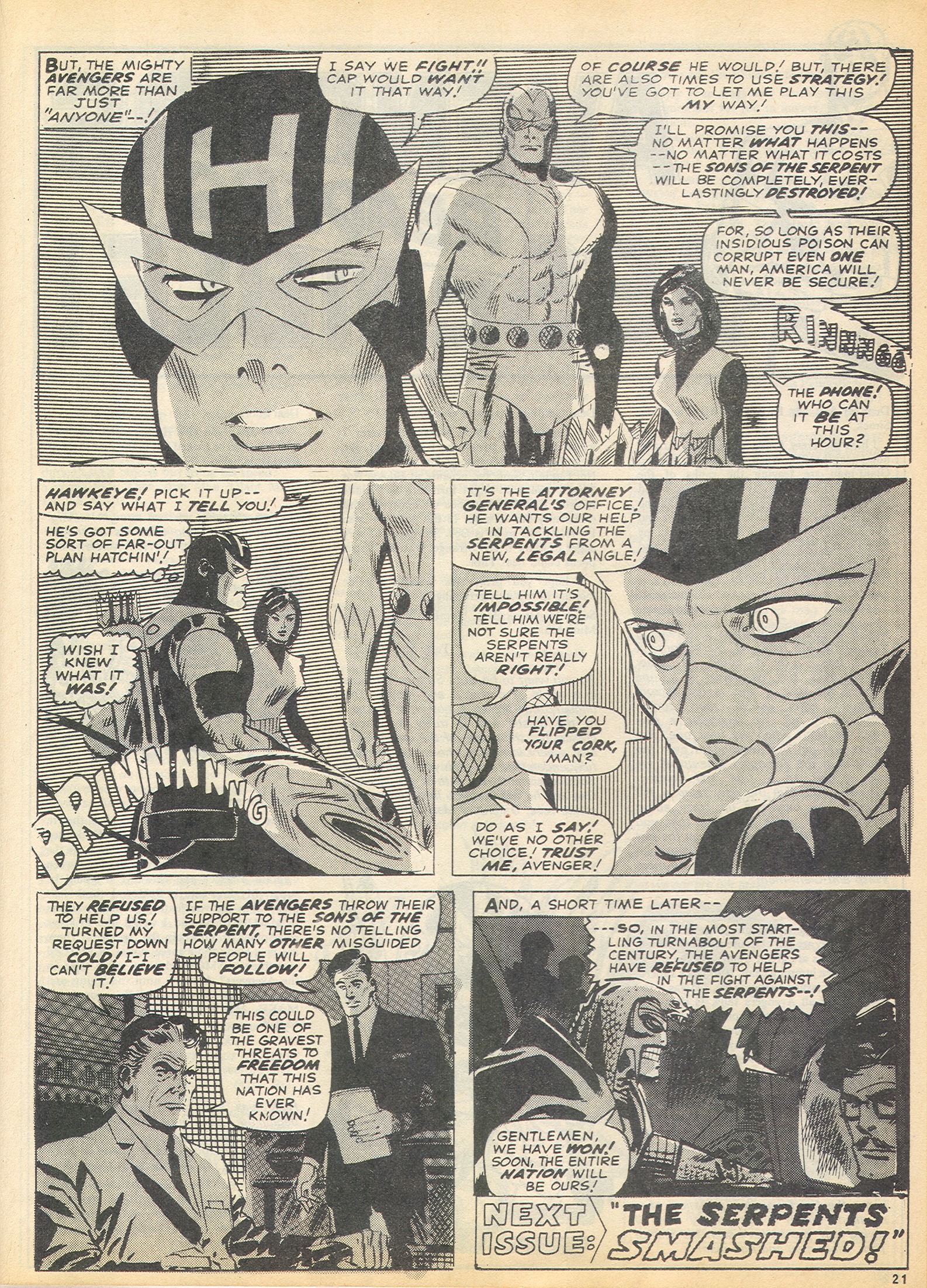 Read online The Avengers (1973) comic -  Issue #31 - 21