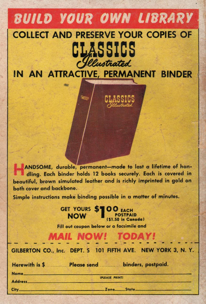 Read online Classics Illustrated comic -  Issue #67 - 52