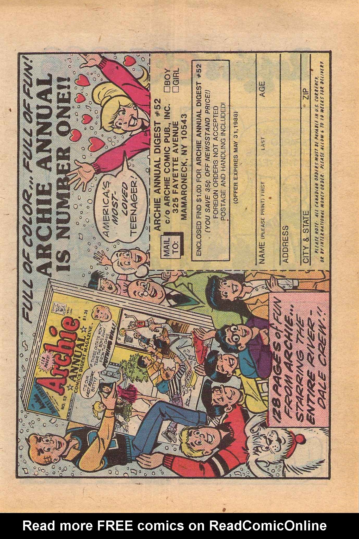 Read online Archie's Double Digest Magazine comic -  Issue #34 - 87