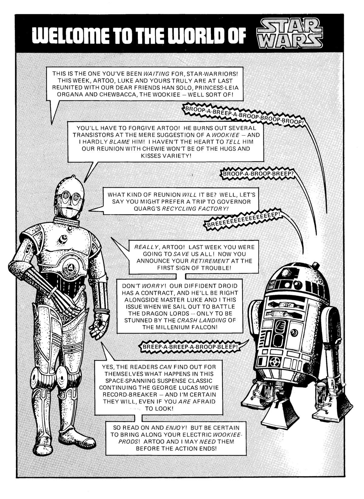 Read online Star Wars Weekly comic -  Issue #26 - 2