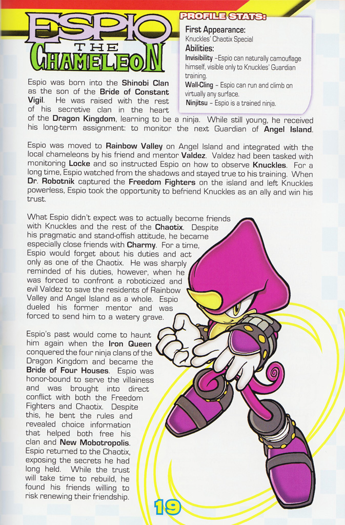 Read online Sonic the Hedgehog: The Complete Sonic Comic Encyclopedia comic -  Issue # TPB - 21
