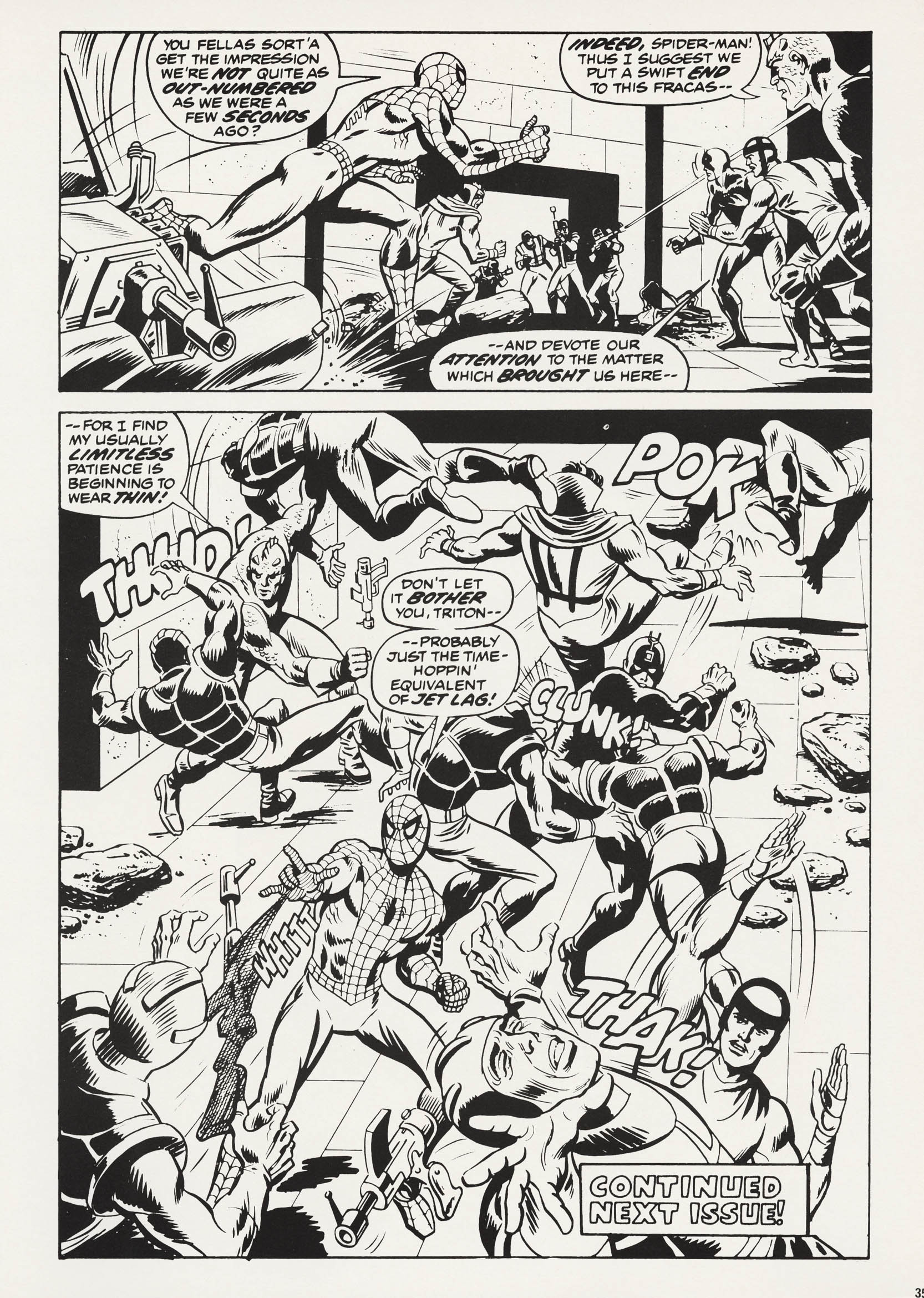 Read online Captain Britain (1976) comic -  Issue #31 - 35