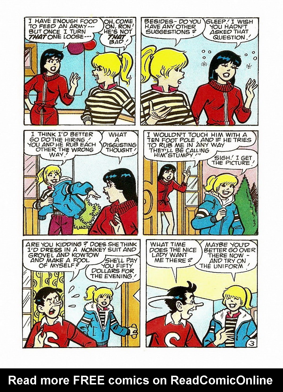 Read online Archie's Double Digest Magazine comic -  Issue #64 - 133