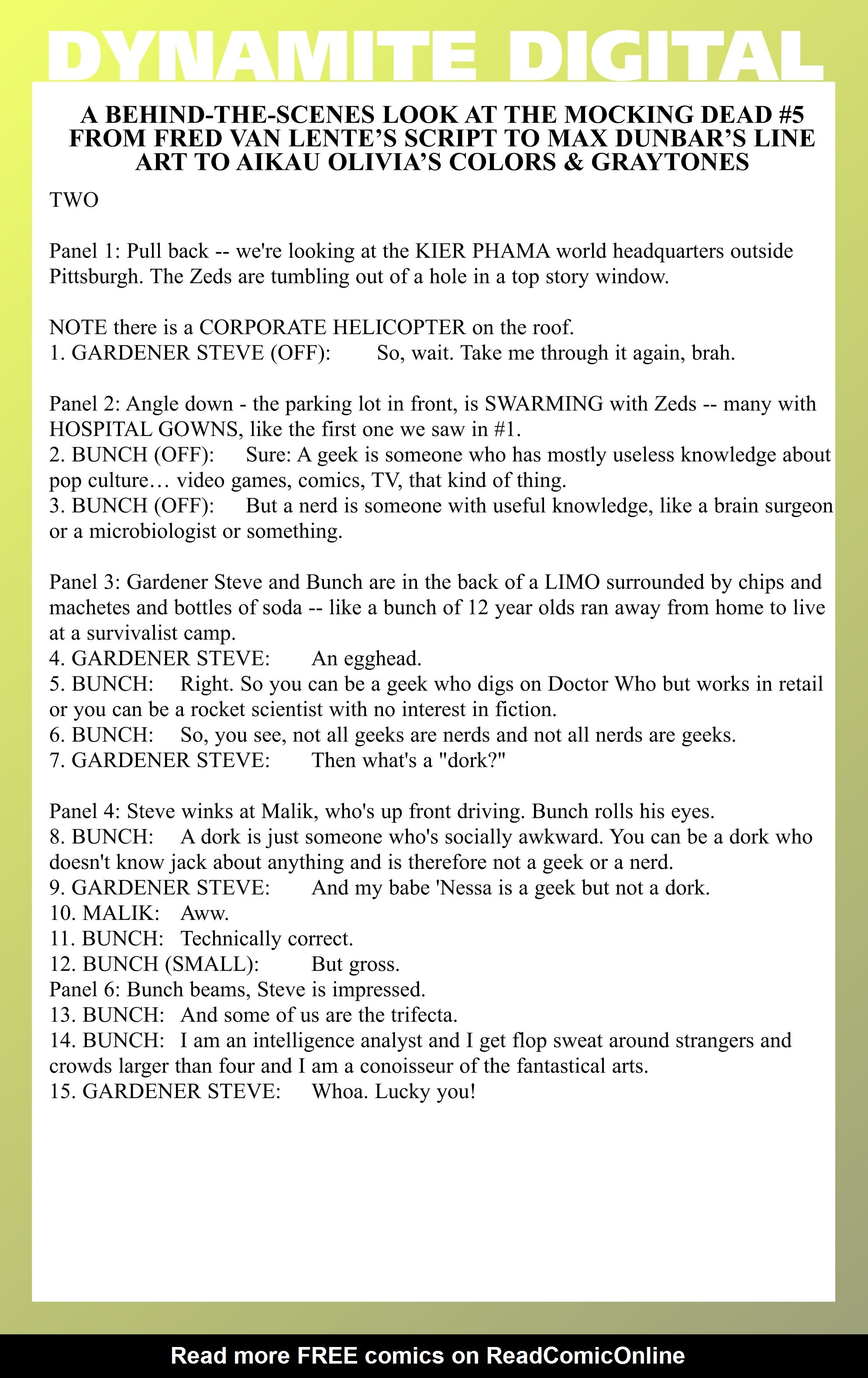 Read online The Mocking Dead comic -  Issue #5 - 28