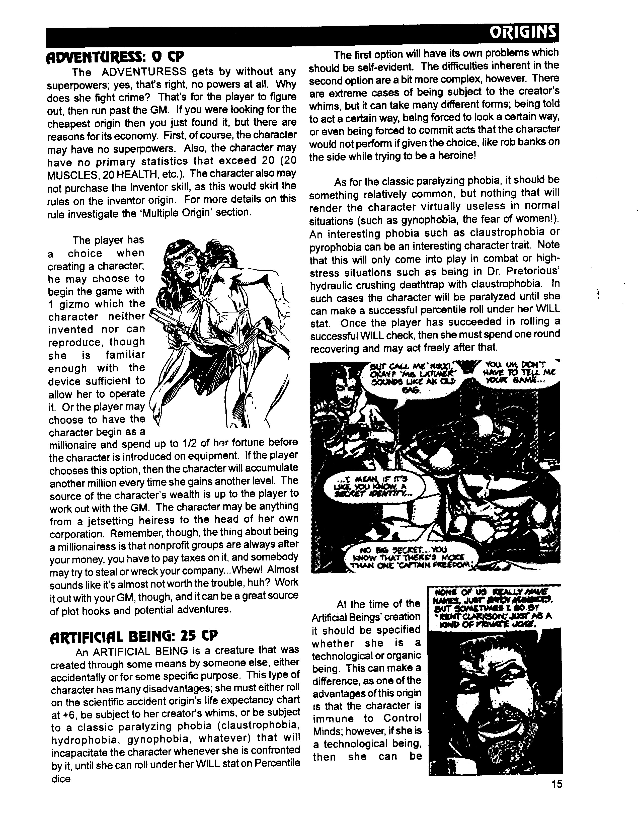 Read online Superbabes: The Femforce Role-Playing Game comic -  Issue # TPB - 17